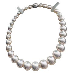 TASAKI Original - Aurora 12-14mm Japanische Mabe Perlenkette abgestuft