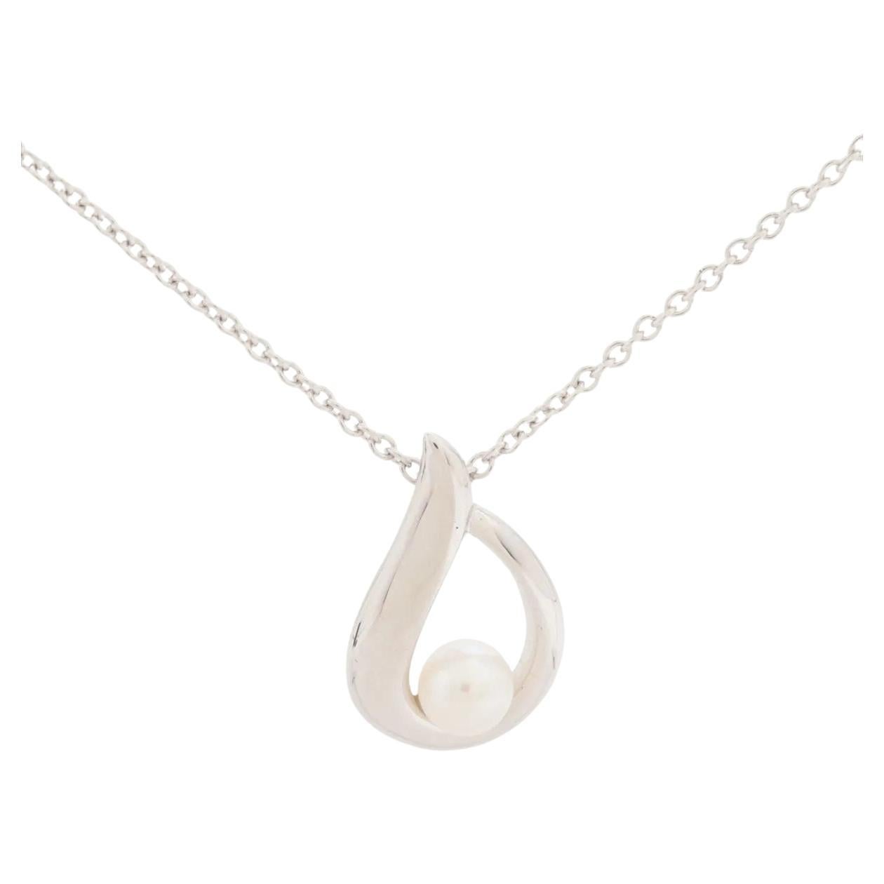Tasaki Pearl Pendant Necklace For Sale
