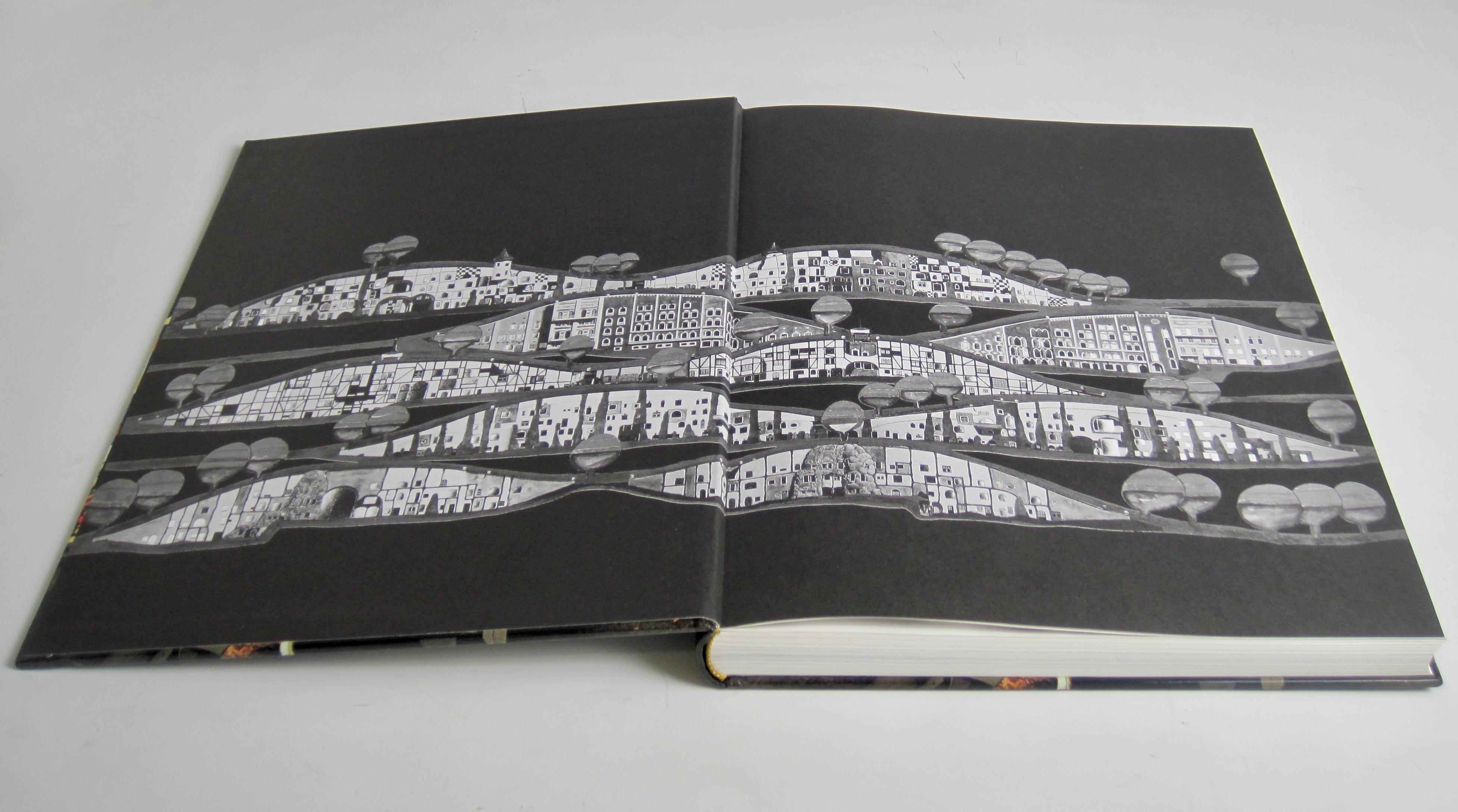 German Taschen Hundertwasser Architecture Hardcover Coffee Table Book