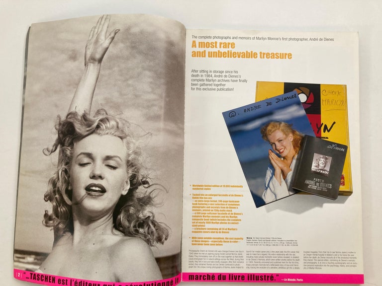 TASCHEN Magazine Fall 2002 Cover Marilyn by Andre de Dienes In Good Condition For Sale In North Hollywood, CA
