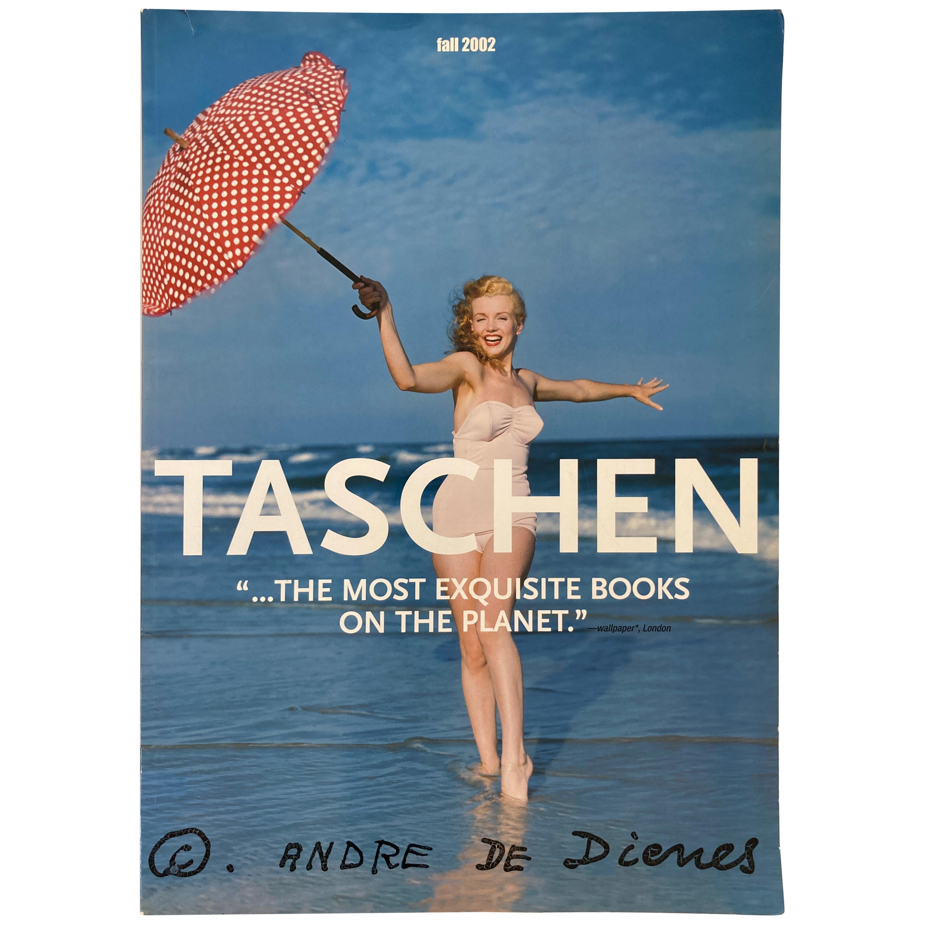 TASCHEN Magazine, automne 2002, couverture Marilyn par Andre de Dienes