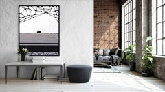 1891 - Abstrakte schwarz-weiße Landschaft