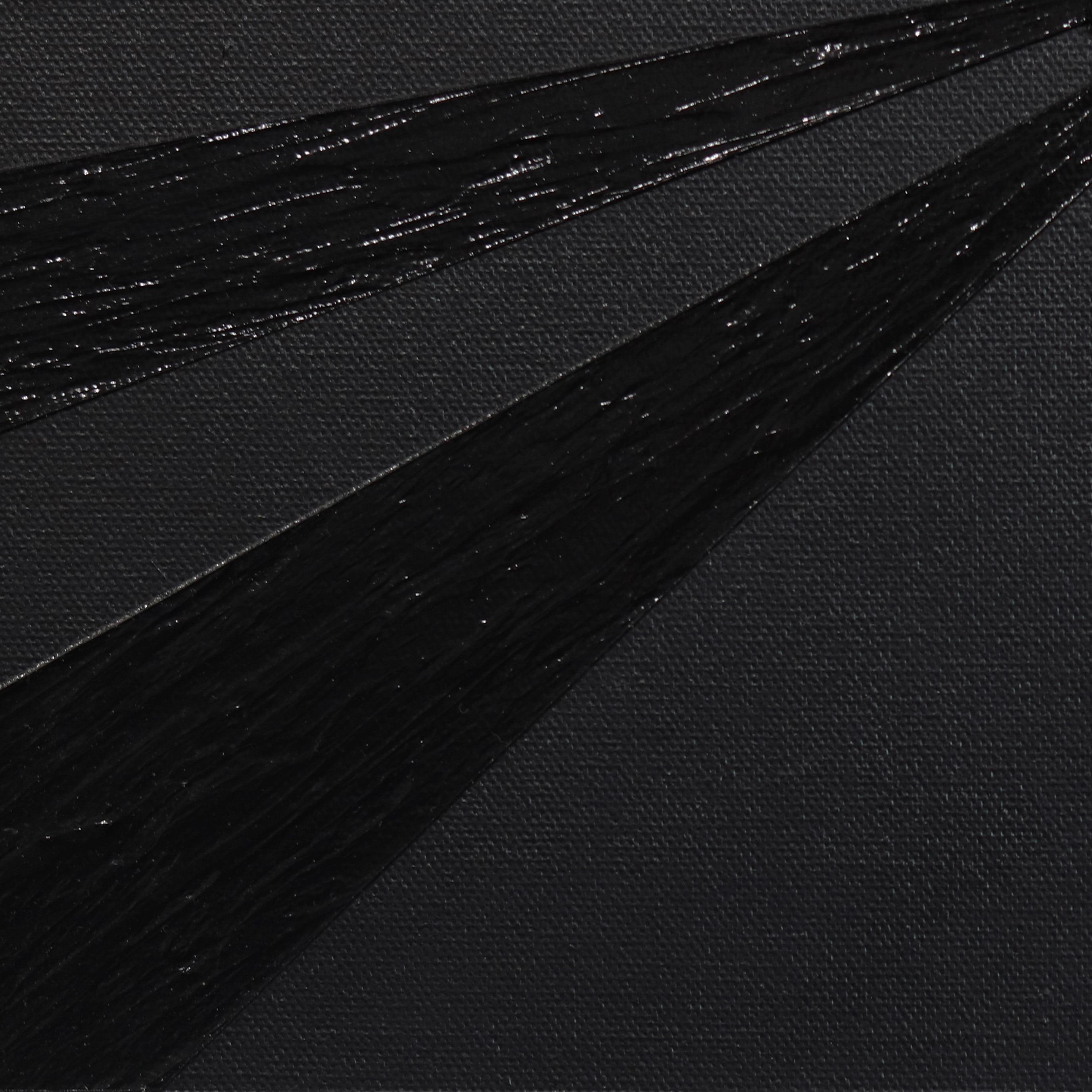 Night Shift (Diptychon) - Texturierte schwarze abstrakte minimalistische Malerei im Angebot 2