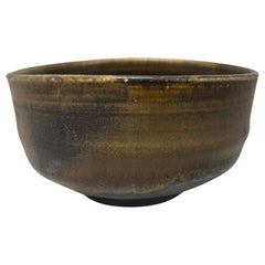 Tashiko Tazaezu Signed Japanese Hawaiian Studio Pottery Glazed Chawan Tea Bowl