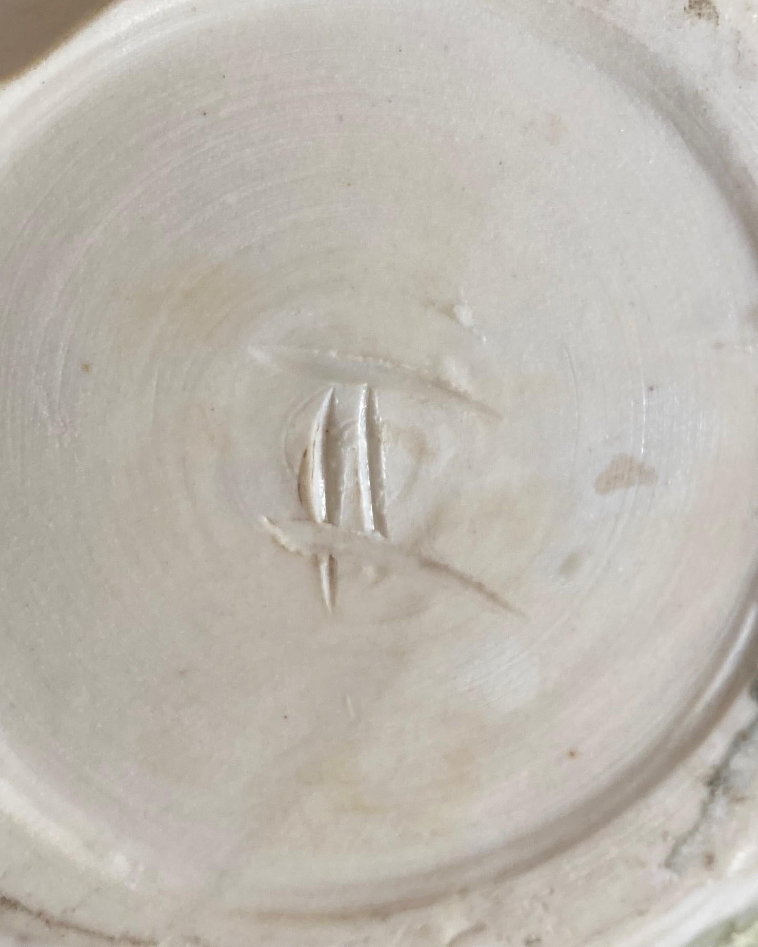 Tashiko Tazaezu Signed Japanese Hawaiian Studio Pottery Modernist Abstract Vase For Sale 10