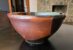 Tashiko Tazaezu Signed Mid-Century Modern Japanese Hawaiian Studio Pottery Bowl