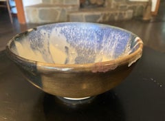 Tashiko Tazaezu Signed Mid-Century Modern Japanese Hawaiian Studio Pottery Bowl