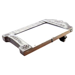 Task pad in rosewood w/ silver applications w/ the inscription: "Don
t forget"