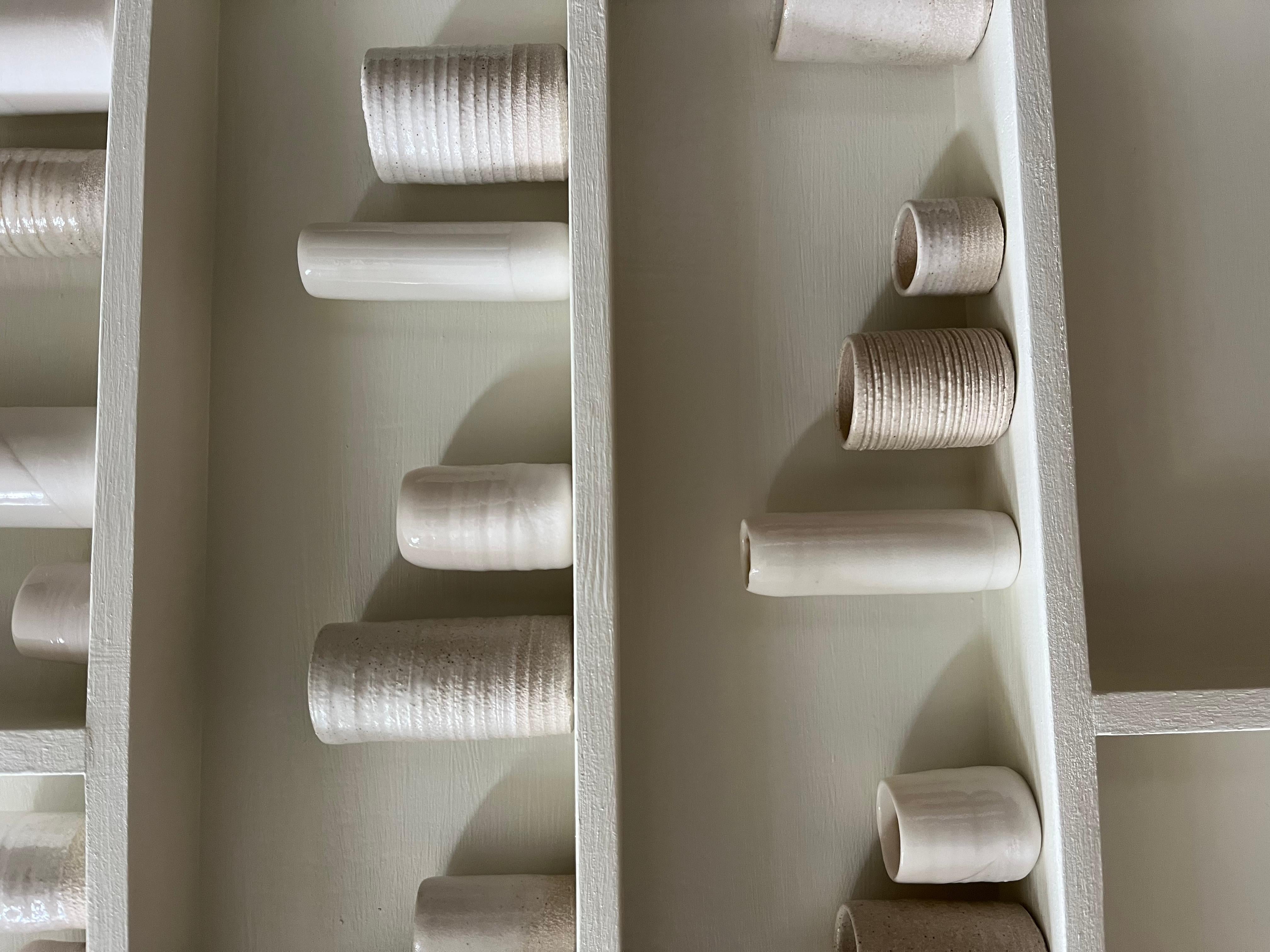 Shades of White - Sculpture by Tasmin Levene