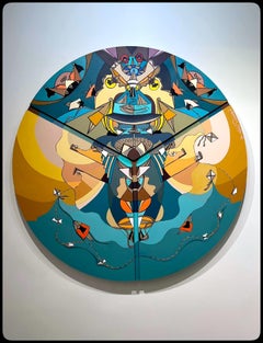 "Liberare il bambino interiore" (in rotazione) Quadro D 43" pollici di Tasneem El Meshad