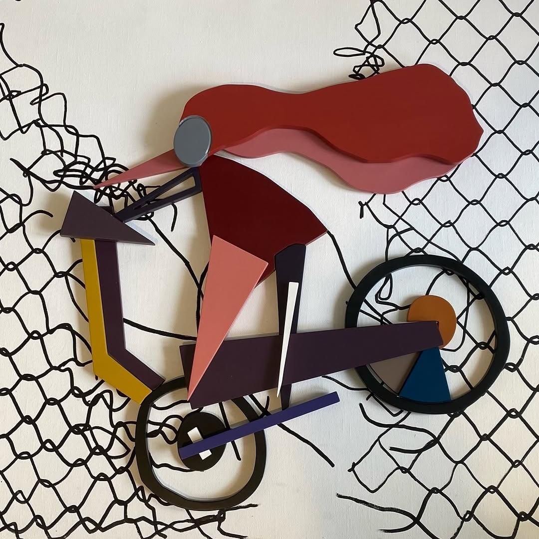 Mixed-Media-Wandskulptur „Against All Odds“ 39