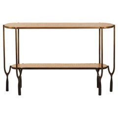 "Tassel" Console with Antique Gold and Flaxen Bronze Finish (IN STOCK)