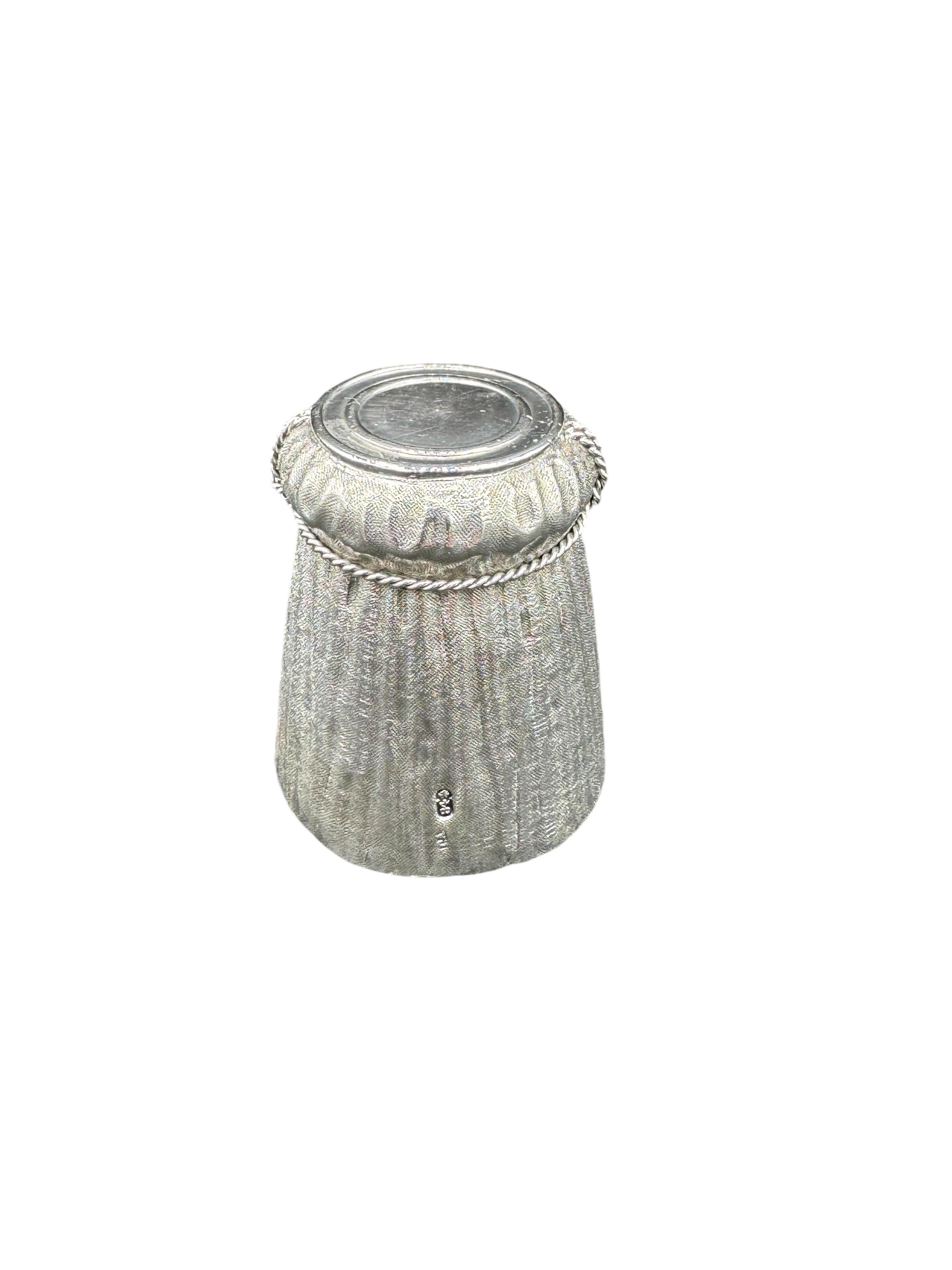 Other Tassel Form Russian Silver Cordial or Shot Cup For Sale