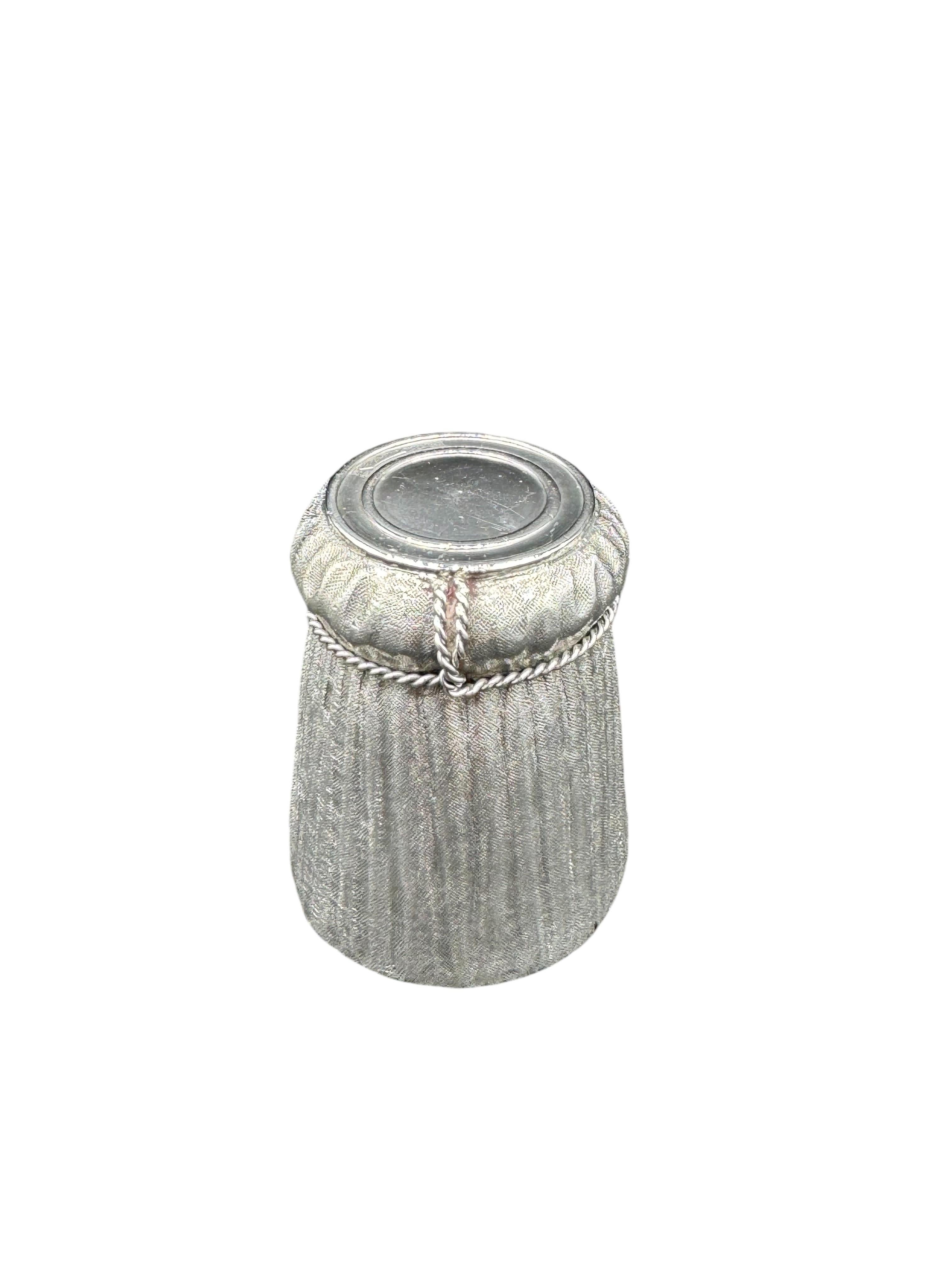 Polished Tassel Form Russian Silver Cordial or Shot Cup For Sale