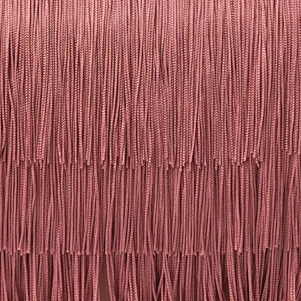 British Tassel Pink Velvet Cushion Rectangle For Sale