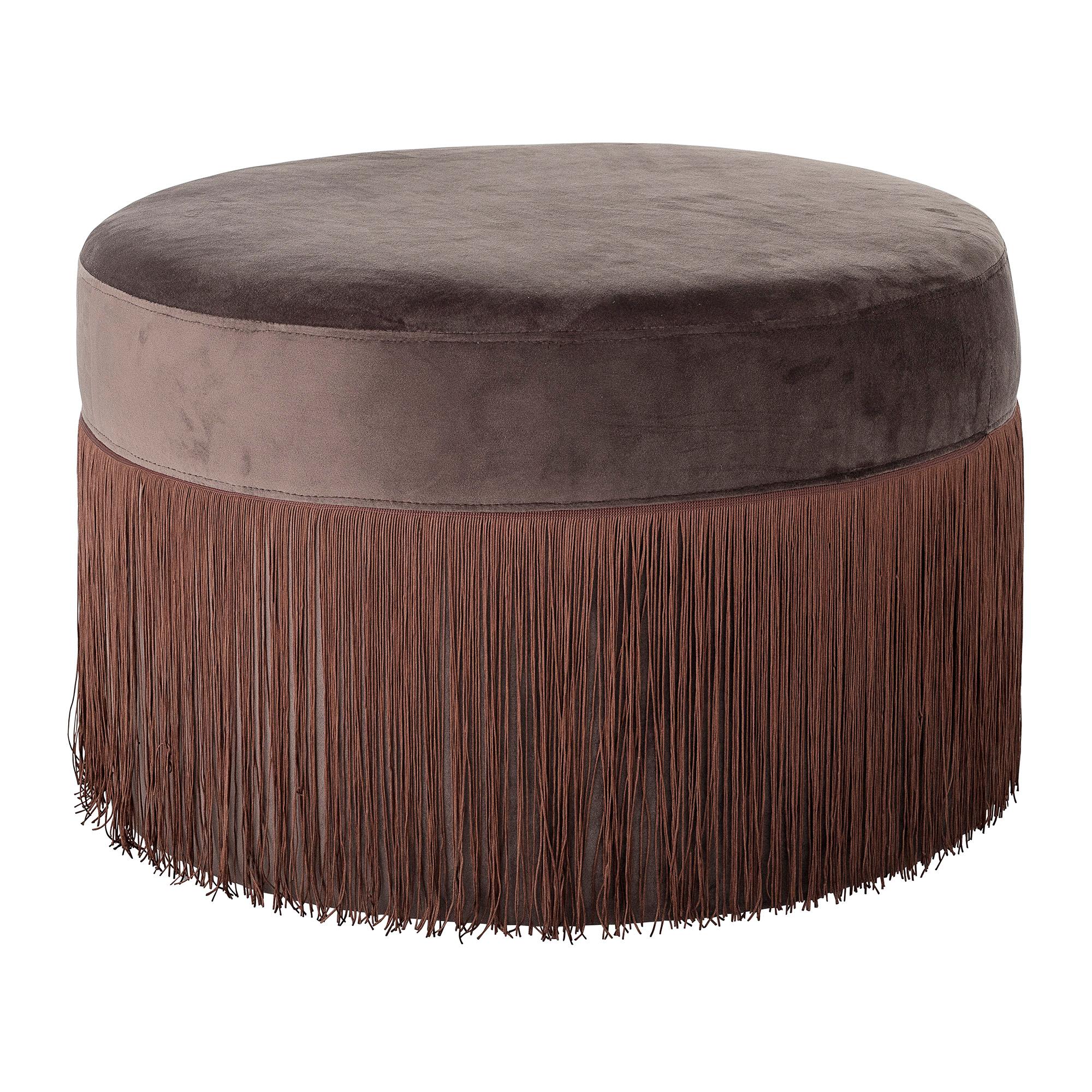 Tasseled Vintage Style Ottoman Pouf Stool