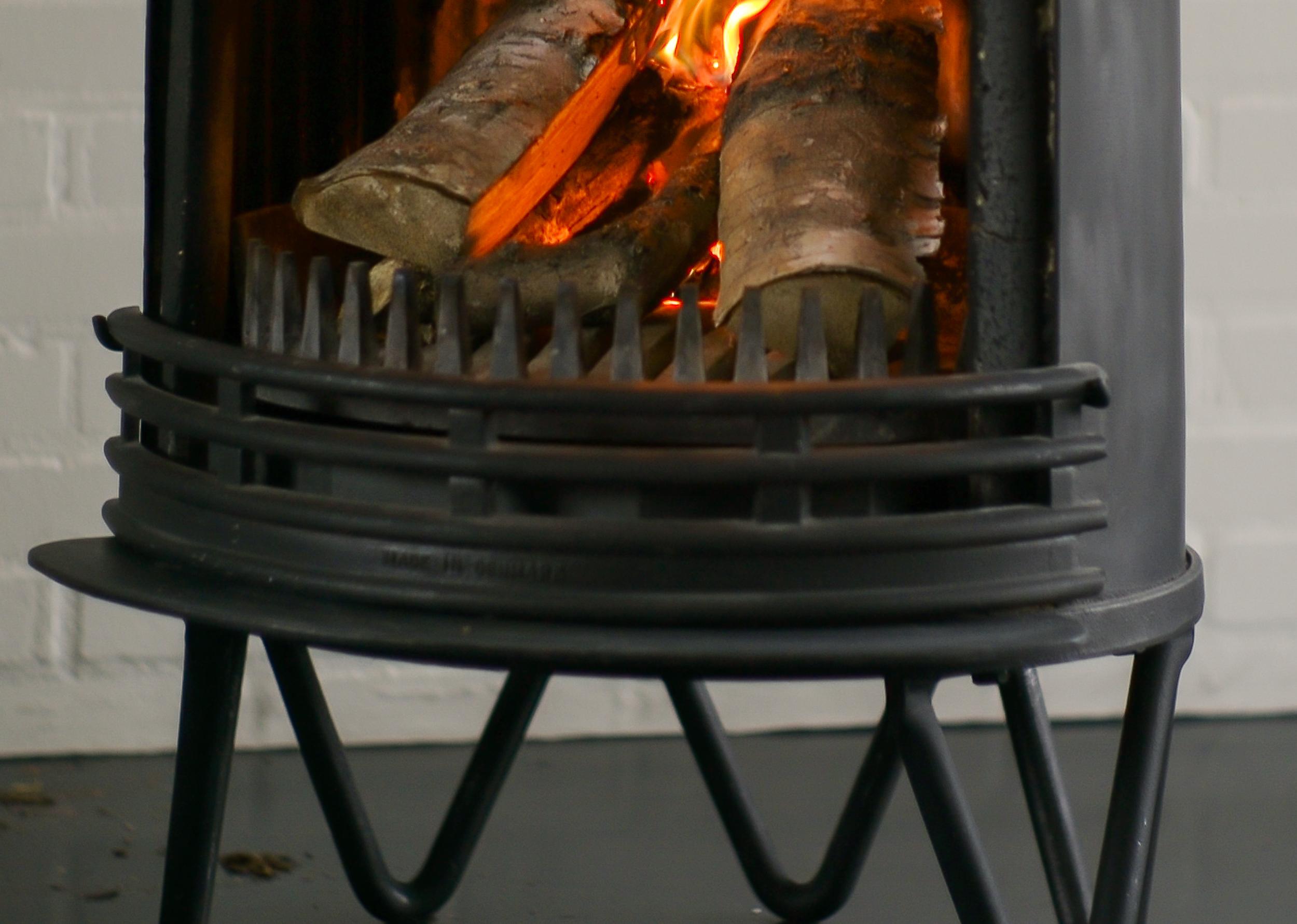 Enameled Tasso Danish Fireplace