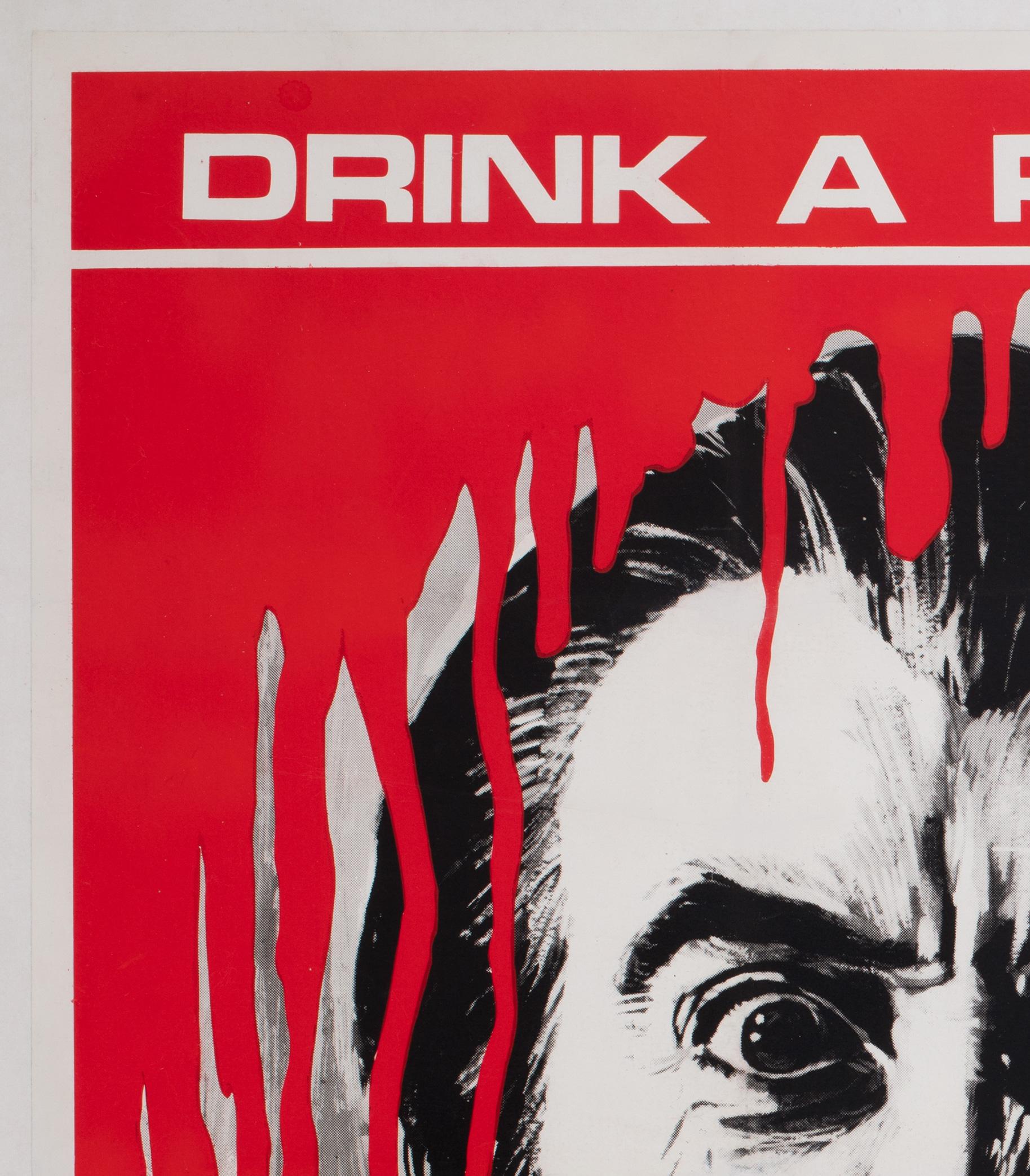 Britannique Taste The Blood of Dracula 1970 UK Quad Film affiche du film en vente