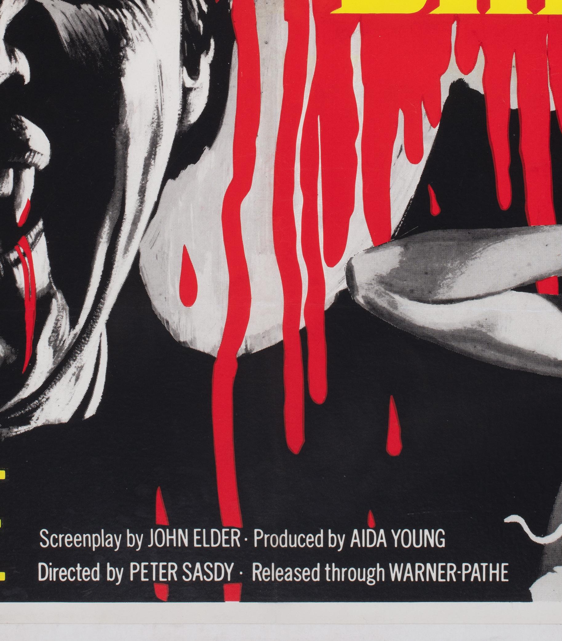 Taste The Blood of Dracula 1970 UK Quad Film affiche du film en vente 1