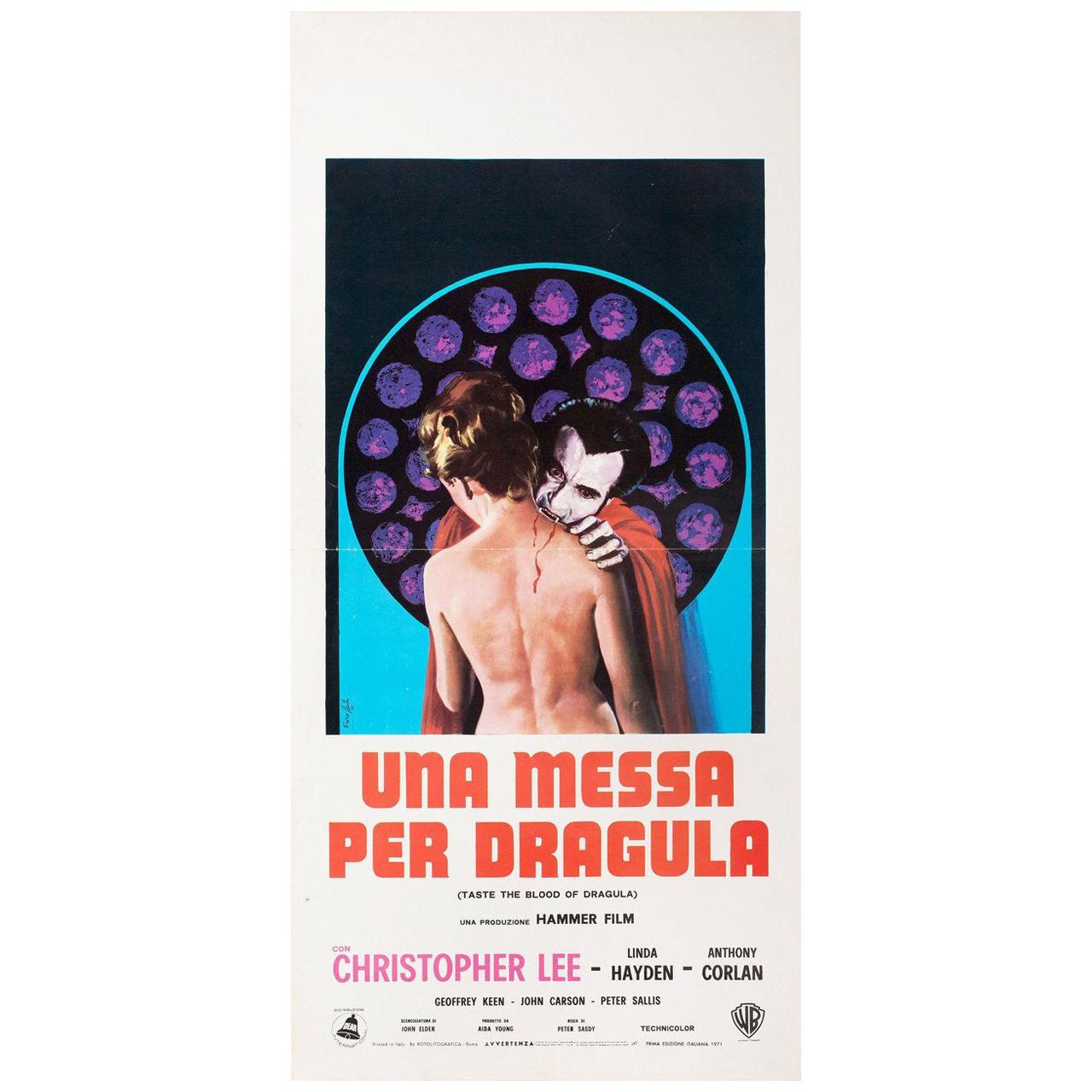 “Taste the Blood of Dracula” 1971 Italian Locandina Film Poster