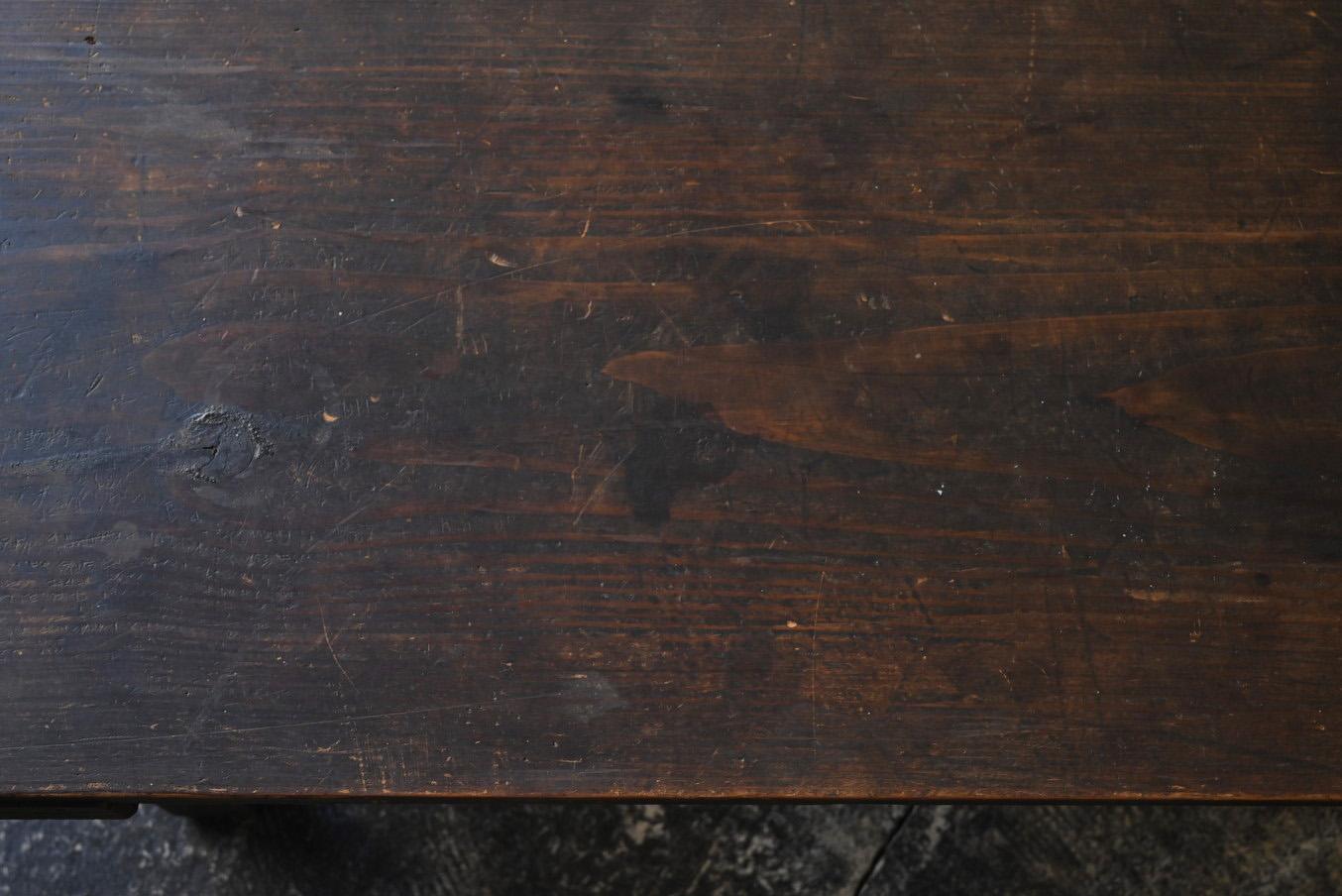 Tasteful antique Japanese wooden low table / 1868-1920 / side table 3