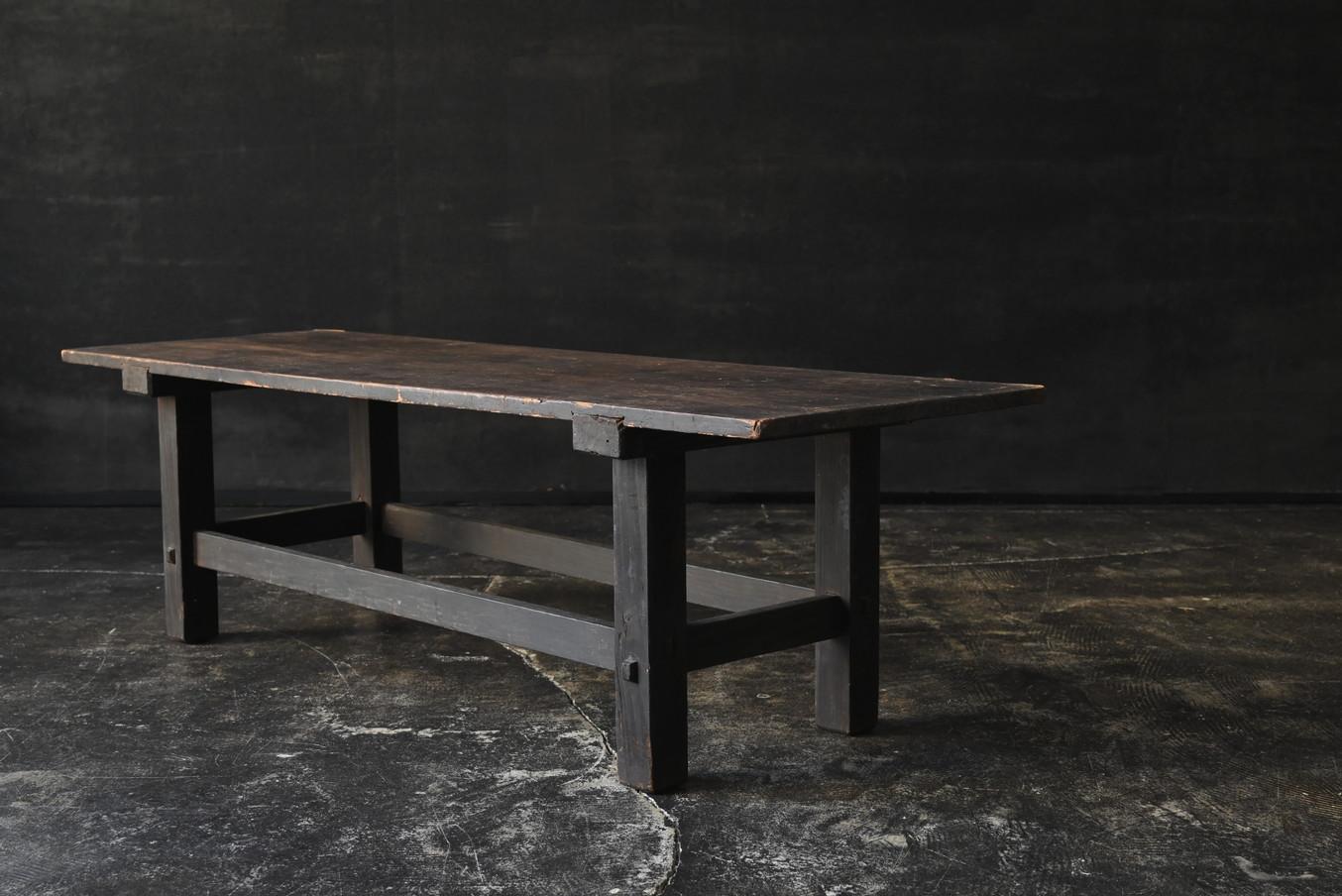 Tasteful antique Japanese wooden low table / 1868-1920 / side table 5