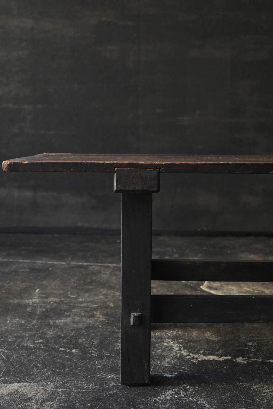 Tasteful antique Japanese wooden low table / 1868-1920 / side table 6