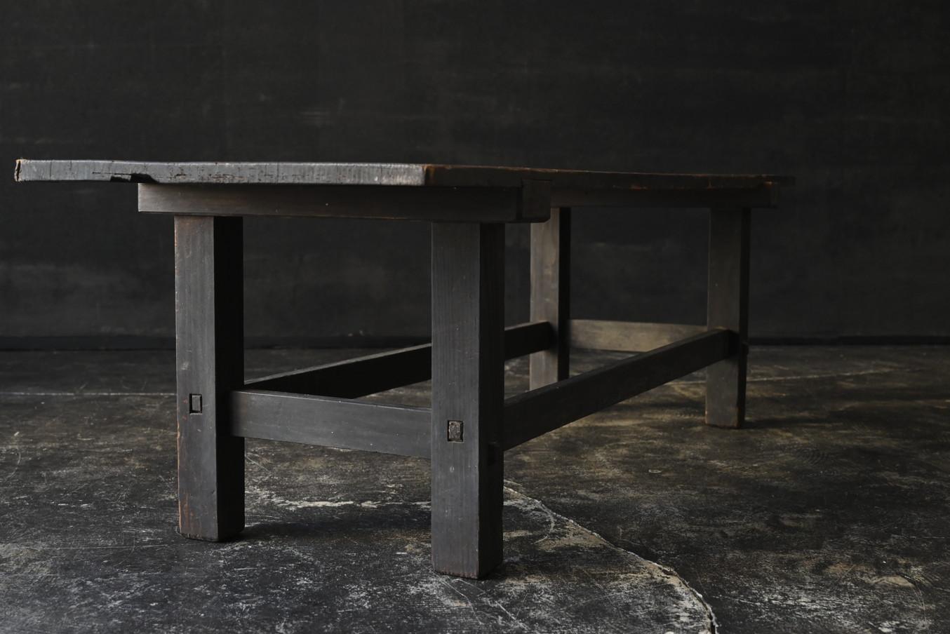 Tasteful antique Japanese wooden low table / 1868-1920 / side table 7
