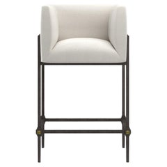 Tasteful, Metal "Classic" Counter Stool, Parisii Collection