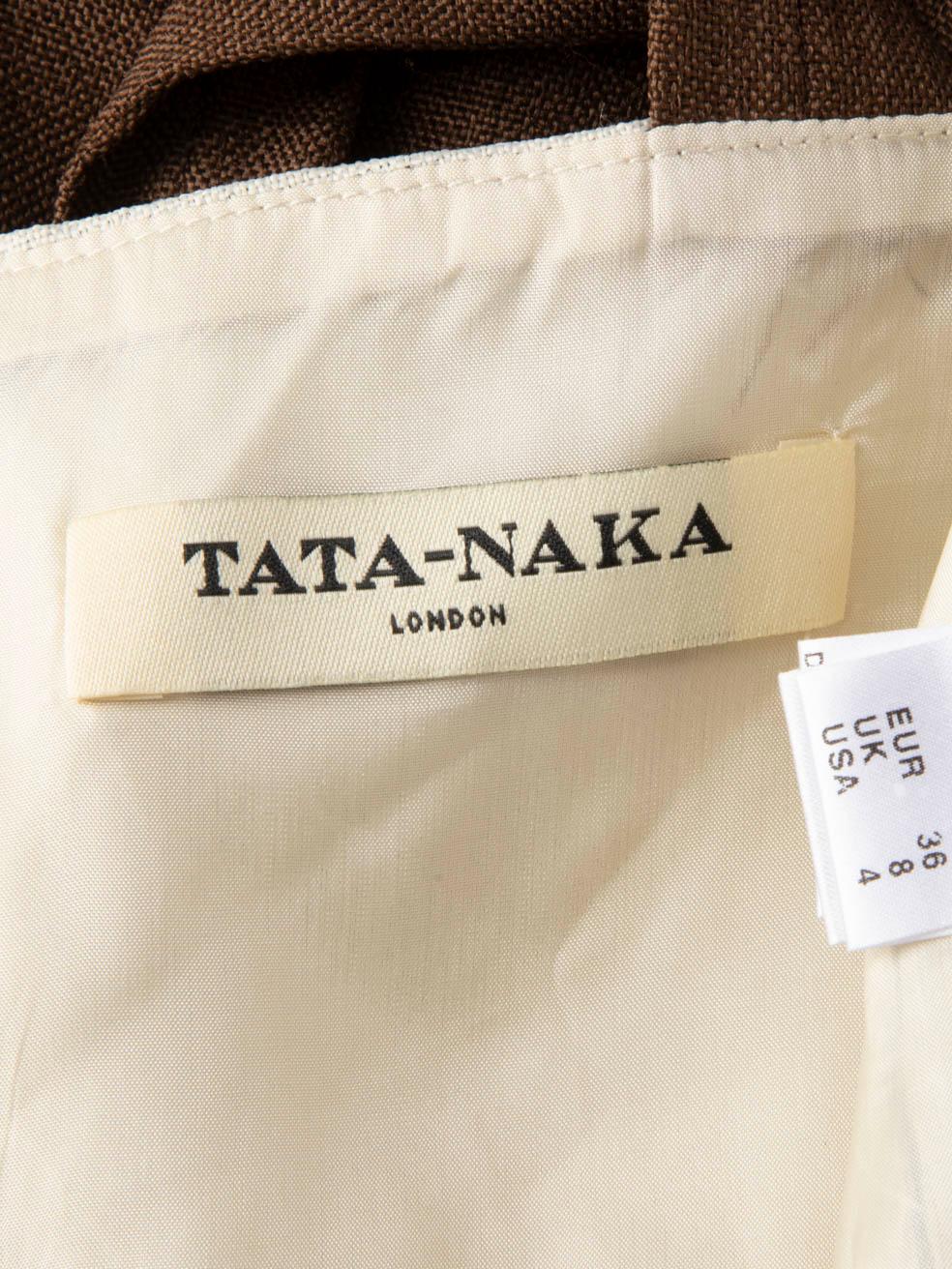 Tata Naka - Bustier embelli beige, taille S Pour femmes en vente