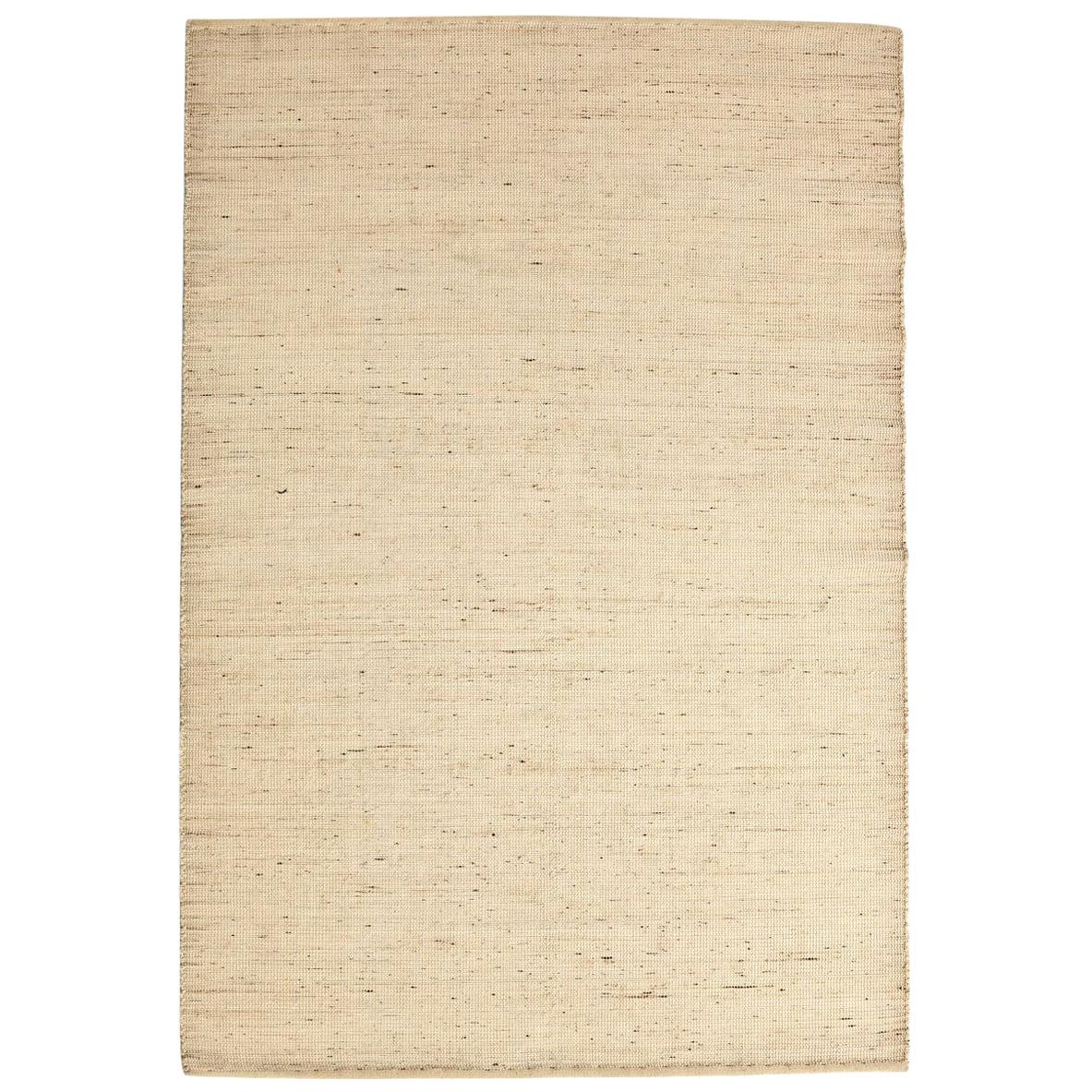 Tatami Natural Wool and Jute Rug by Nani Marquina & Ariadna Miquel, Medium For Sale
