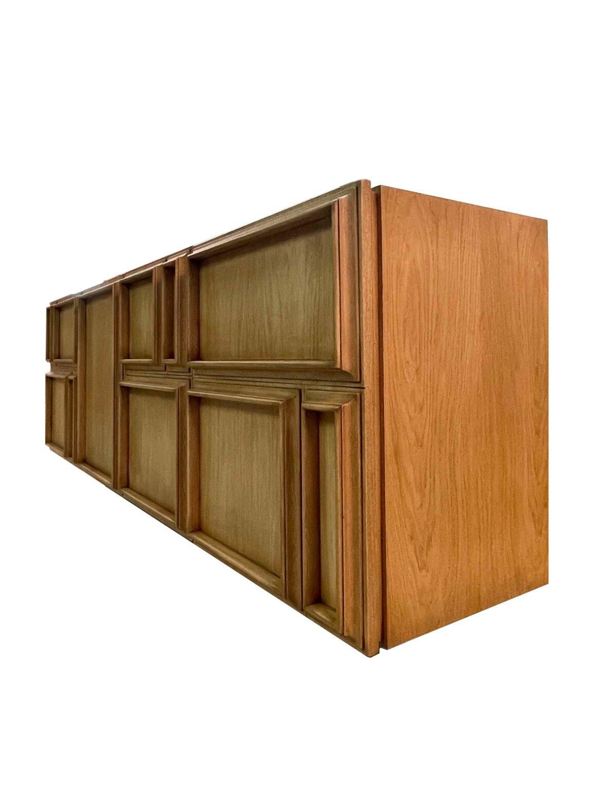 Spanish Tatel Oak Sideboard, Four Doors, by Lola Glamour For Sale