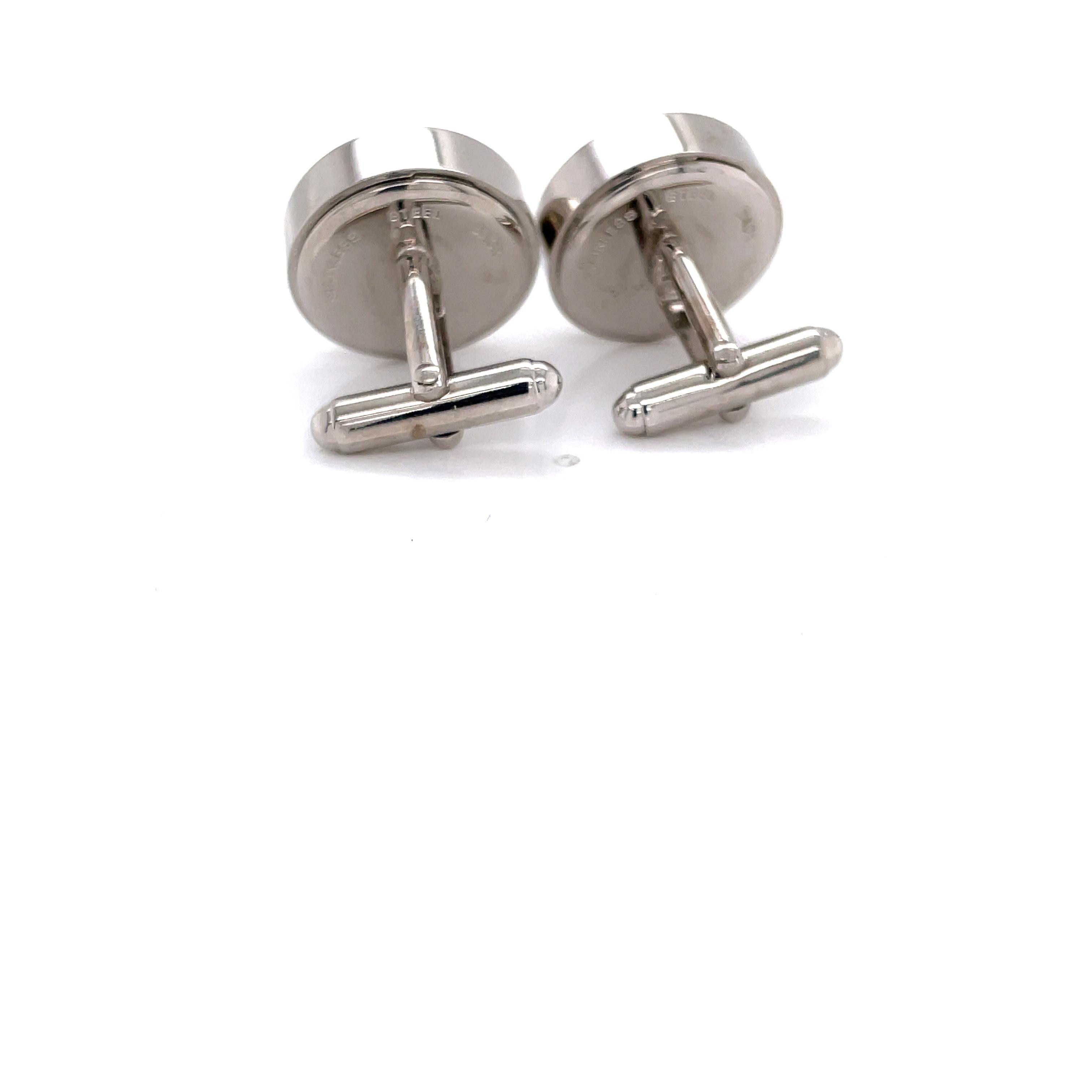 Women's or Men's Tateossian London Thermometer Cuff Link Set For Sale