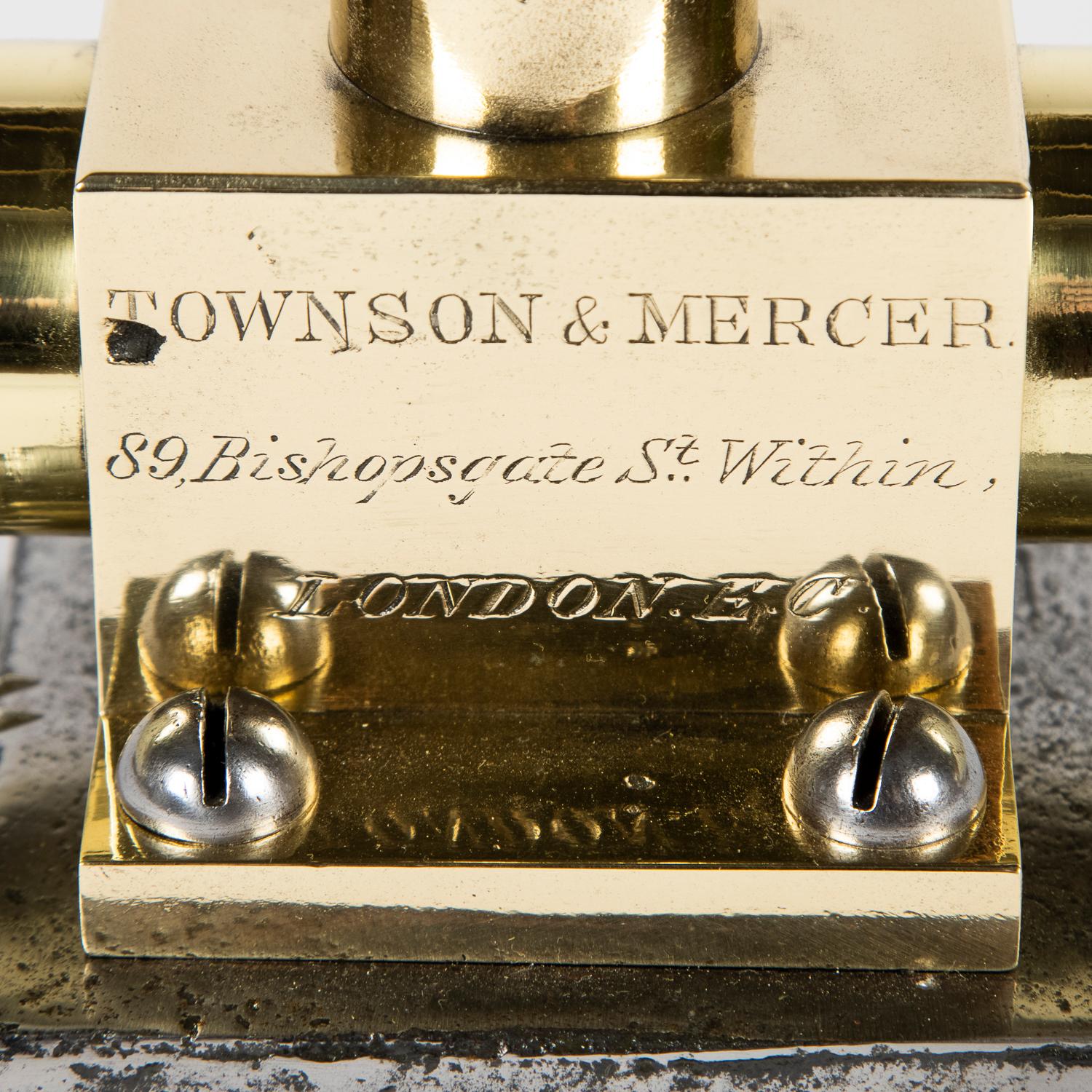 Anglais Pompe à aspiration à double acier de Tate par Townson & Mercer, de Londres. en vente