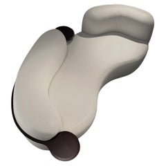 Tateyama Premium Curved Sofa with Integrated Tables, Made in Italy