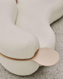 Tateyama Sculptural Designer Chaise Longue, Made in Italy