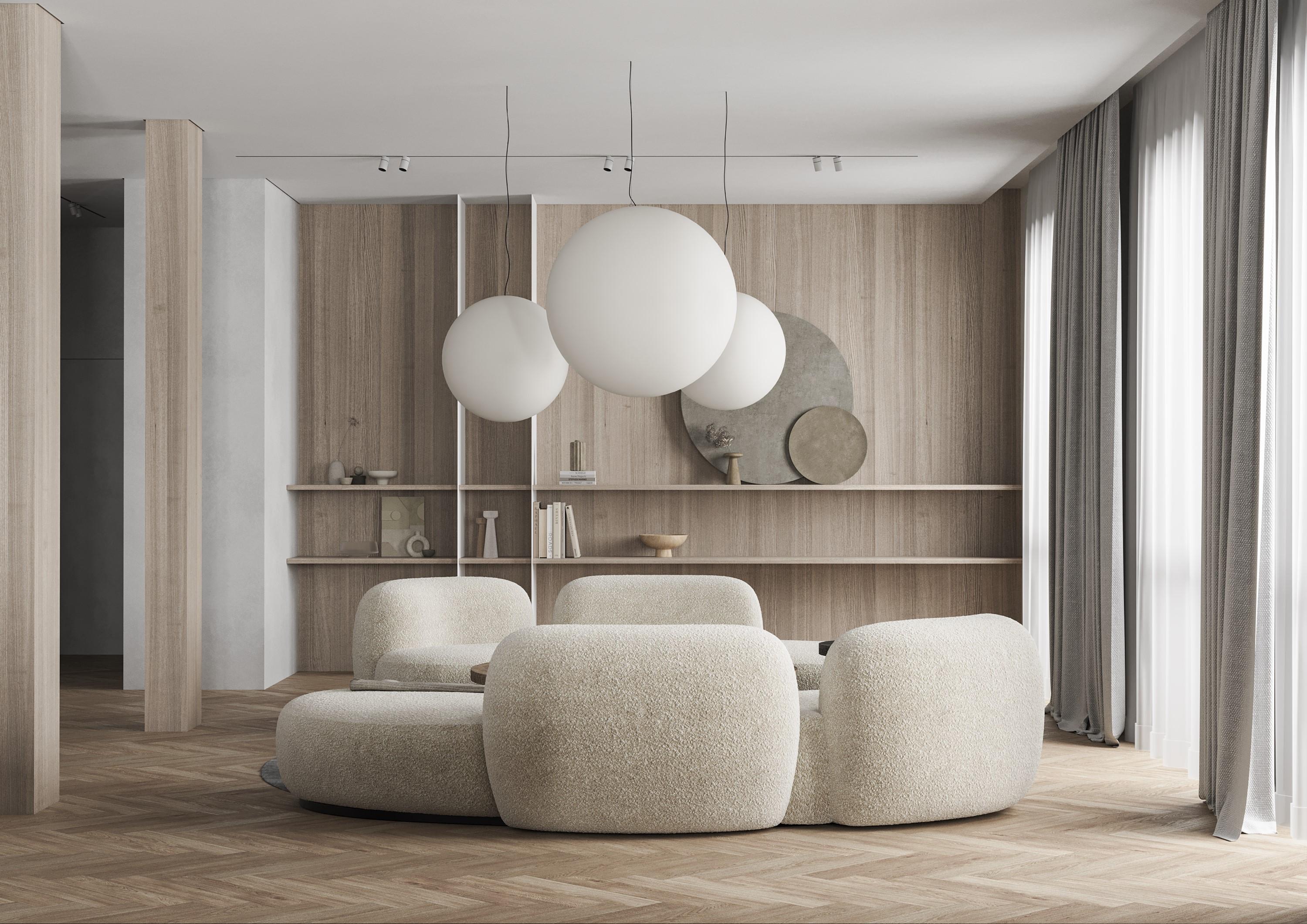 Tateyama XL Contemporary Sofa in Fabric For Sale 3