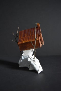 "Everything is Waiting", Tatiana Flis, miniature, landscape, sculpture, house