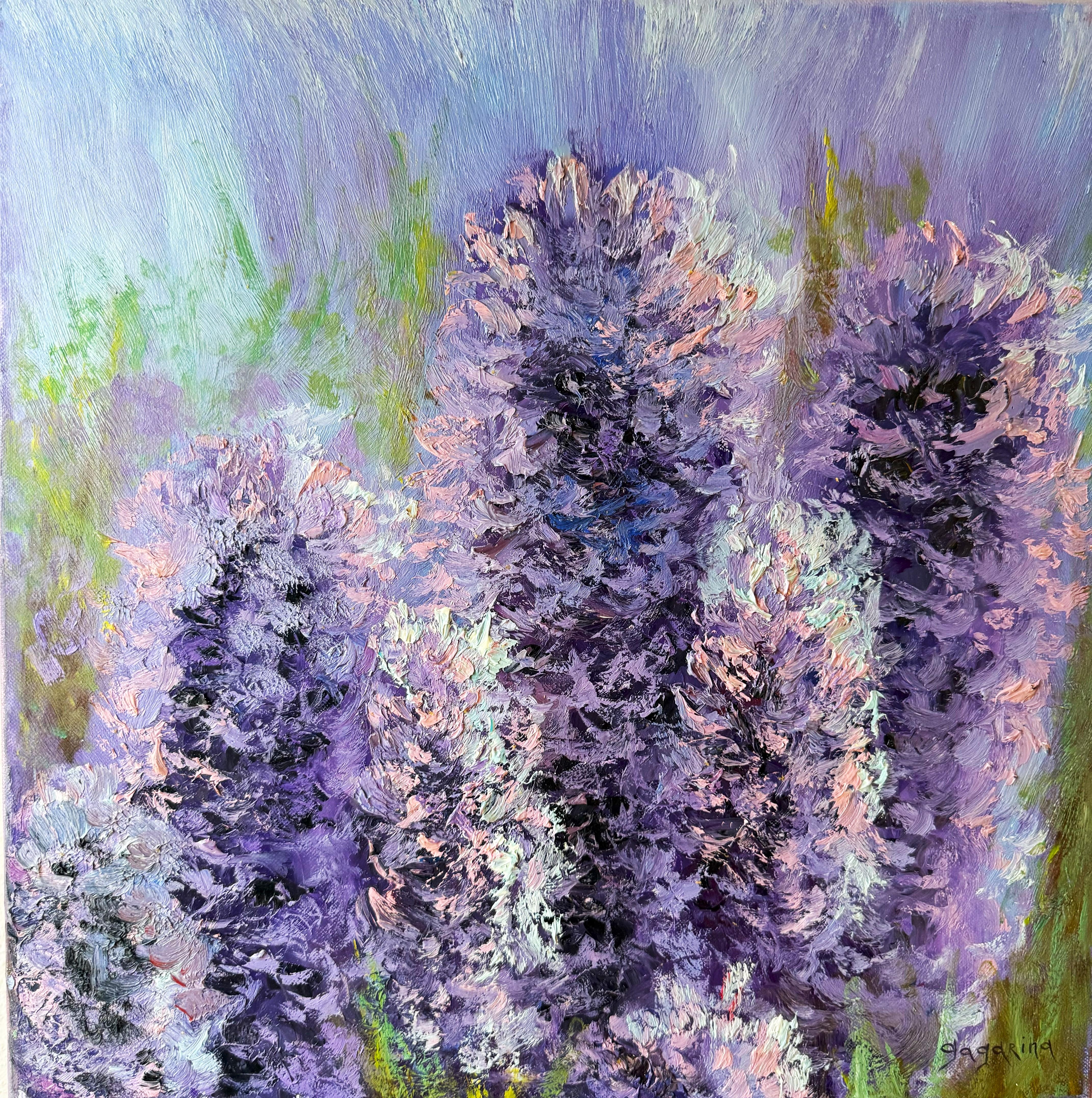 Tatiana Gagarina Interior Painting - Lavender I