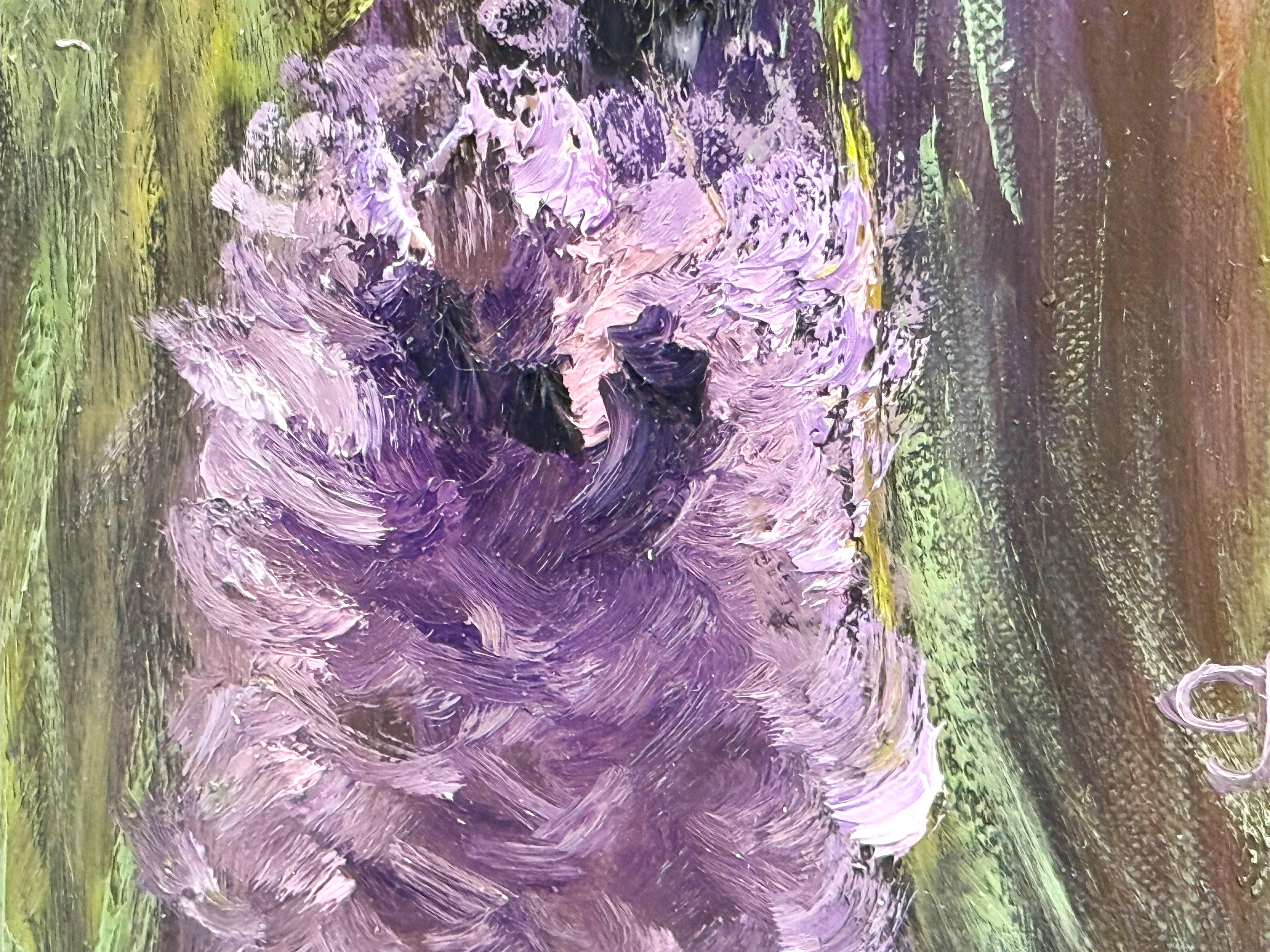 Lavender II - Painting by Tatiana Gagarina