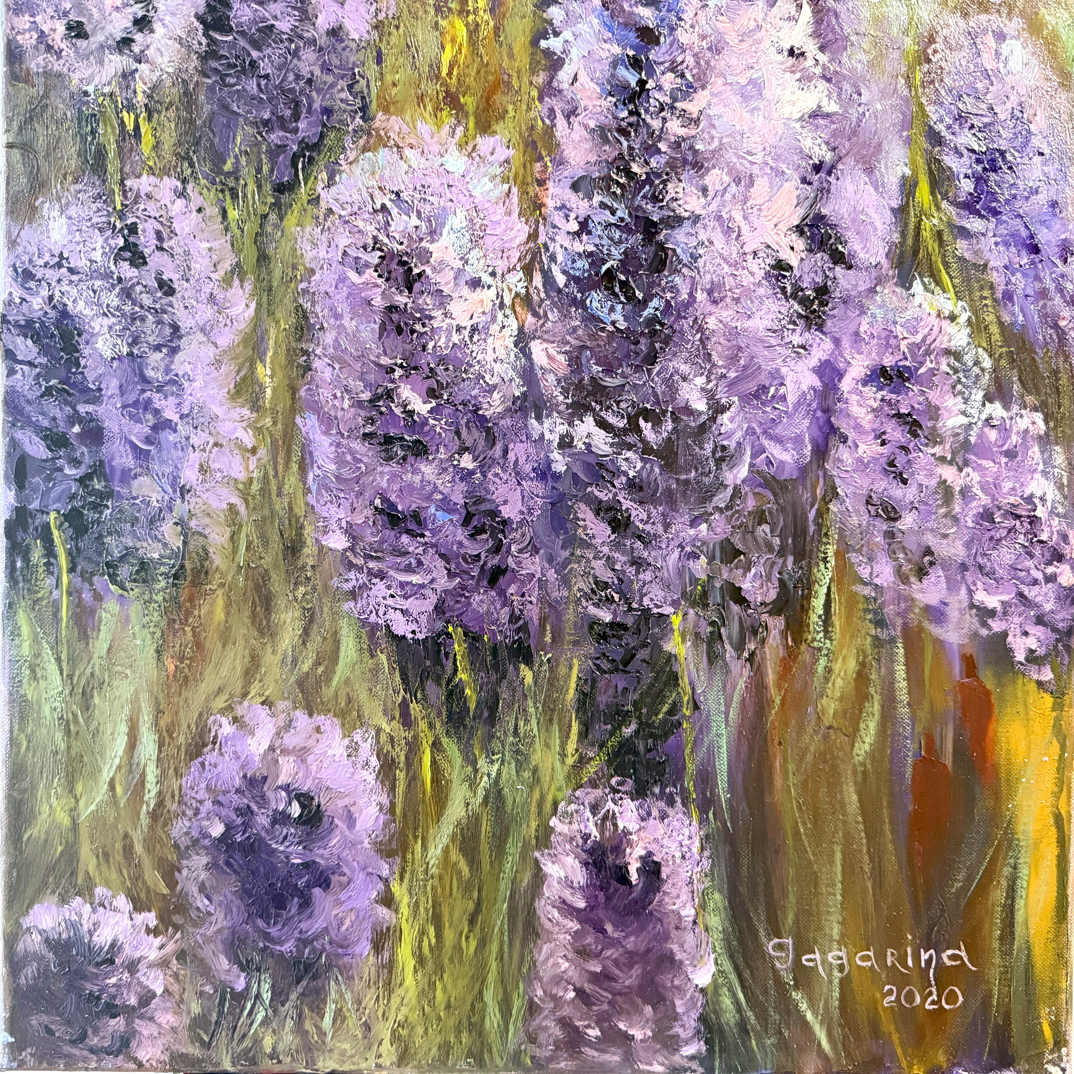 Tatiana Gagarina Interior Painting - Lavender II