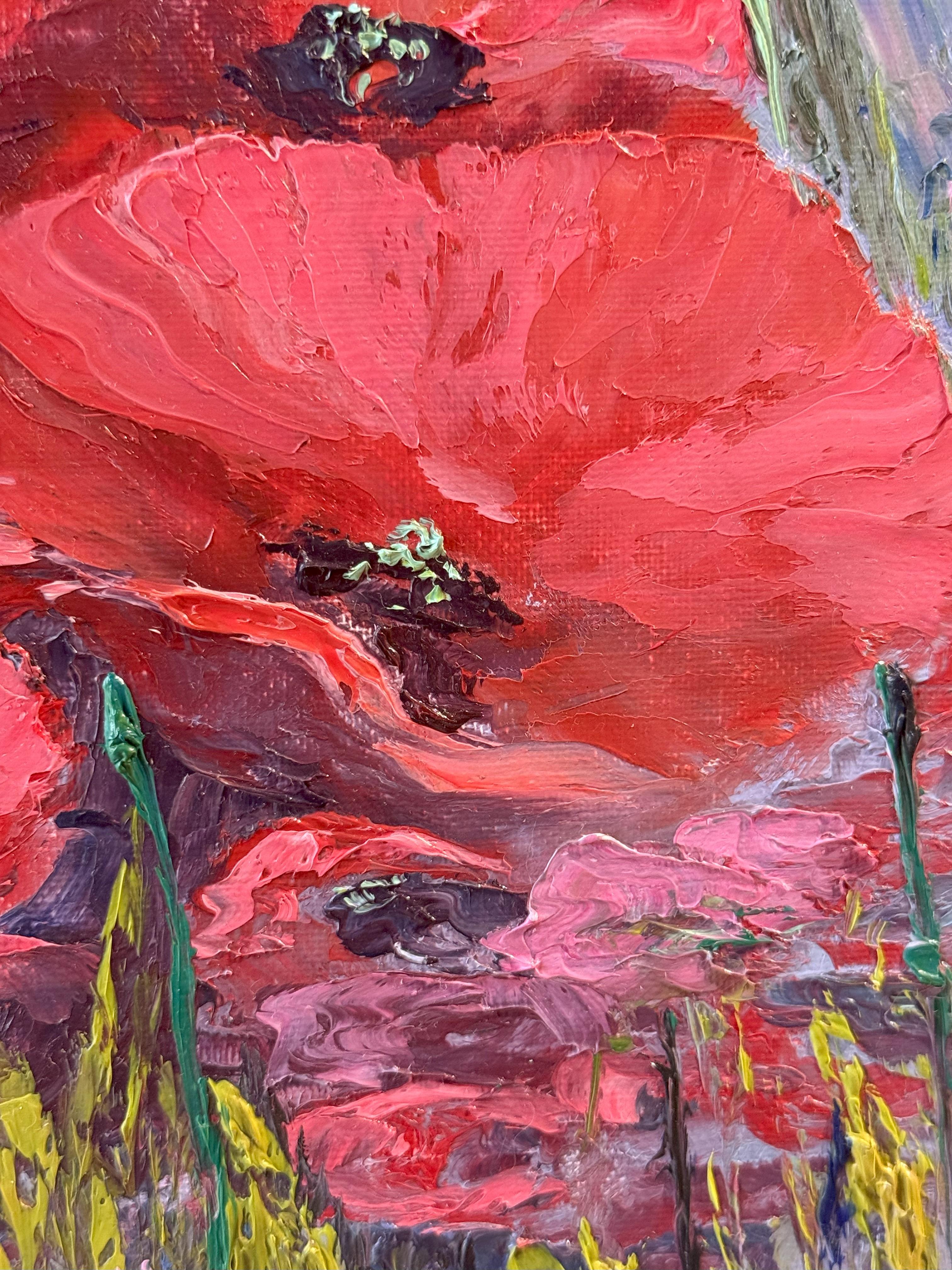 Poppies - Impressionist Painting by Tatiana Gagarina
