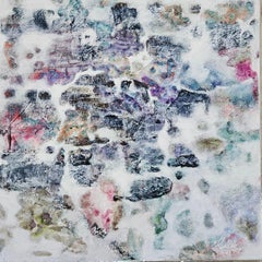 Campo intrecciato, Pittura astratta, Tecnica mista, Toni neutri