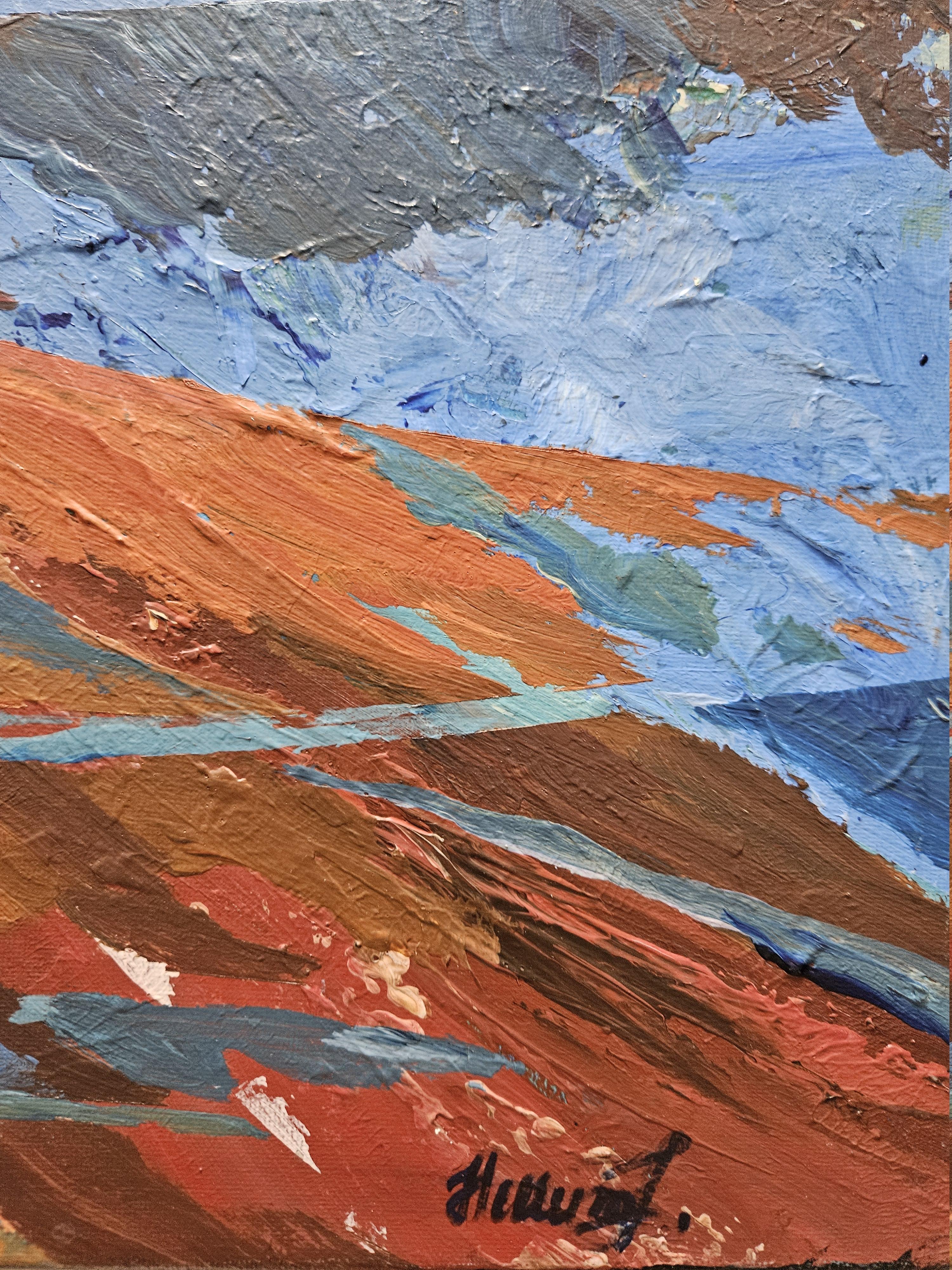 Kaleidoskop der Gefühle (Braun), Abstract Painting, von Tatiana Hellum