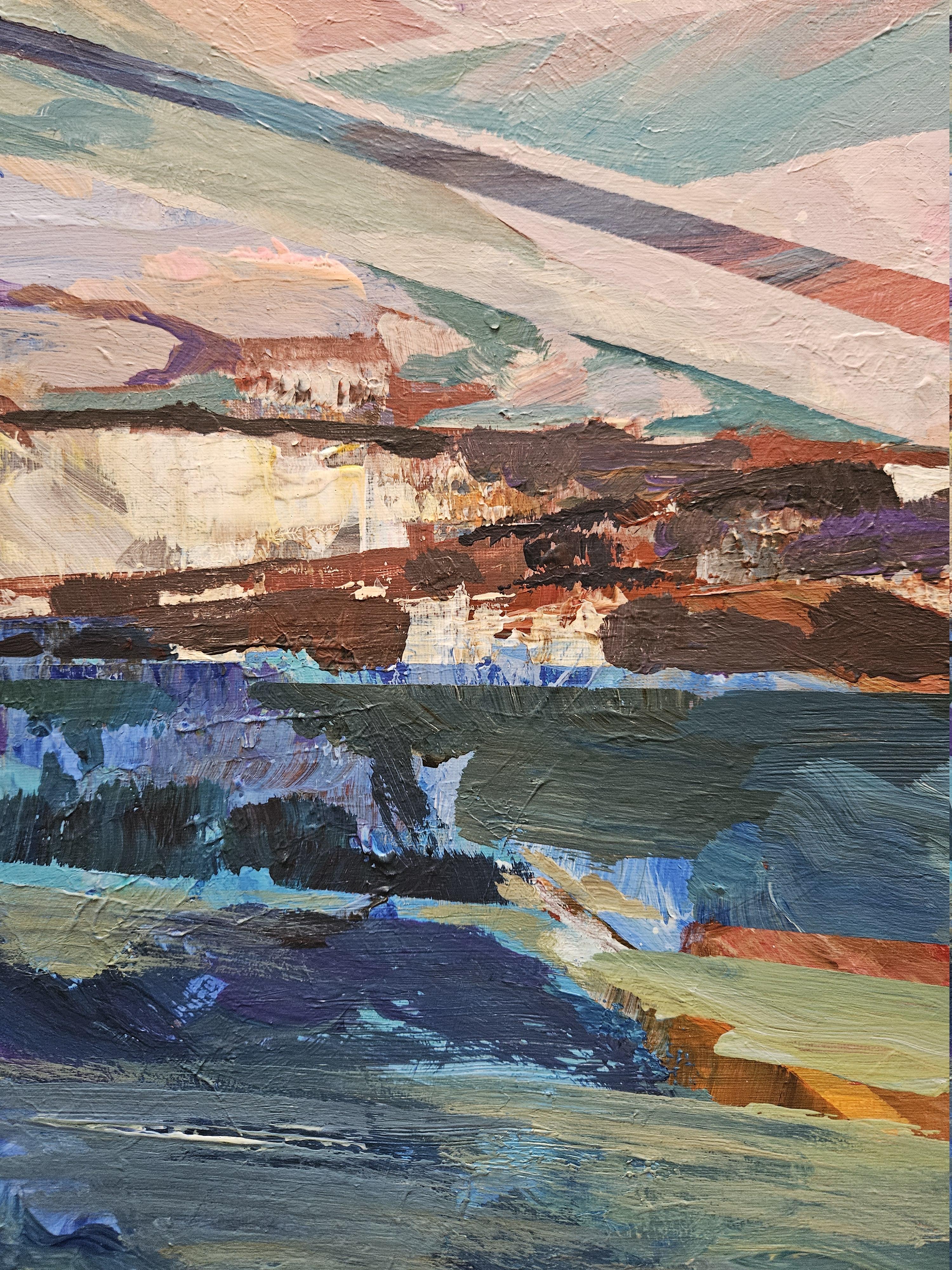 Kaleidoscope of Feelings erforscht die fließende Natur der Gefühle - wie Freude, Sehnsucht und Nachdenken in einem einzigen Moment nebeneinander bestehen. Jede Bewegung der Farbe wird zu einem Zustandswechsel, wie ein sich drehendes Prisma, das