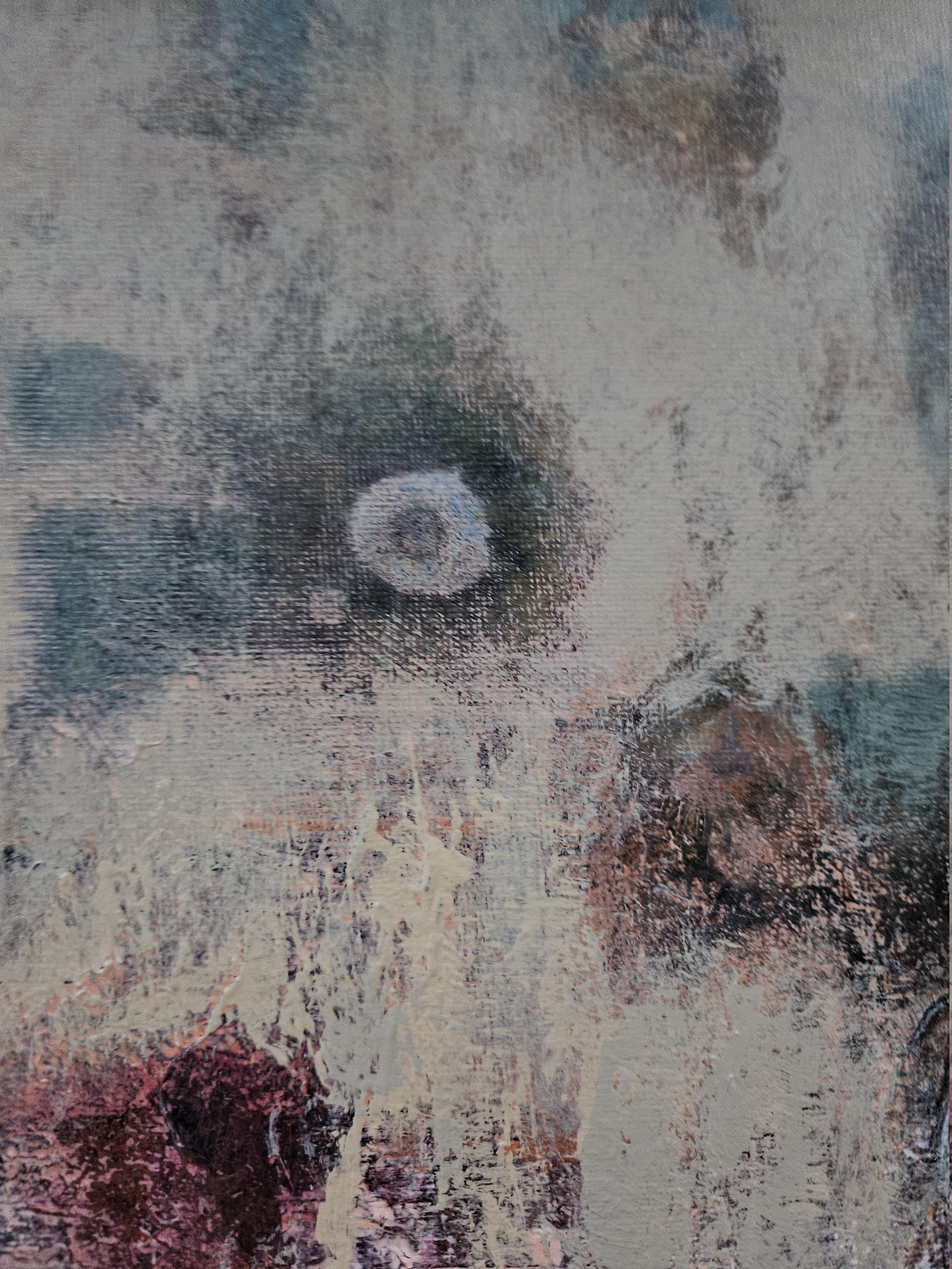 Mirages of a Lost City (Braun), Abstract Painting, von Tatiana Hellum