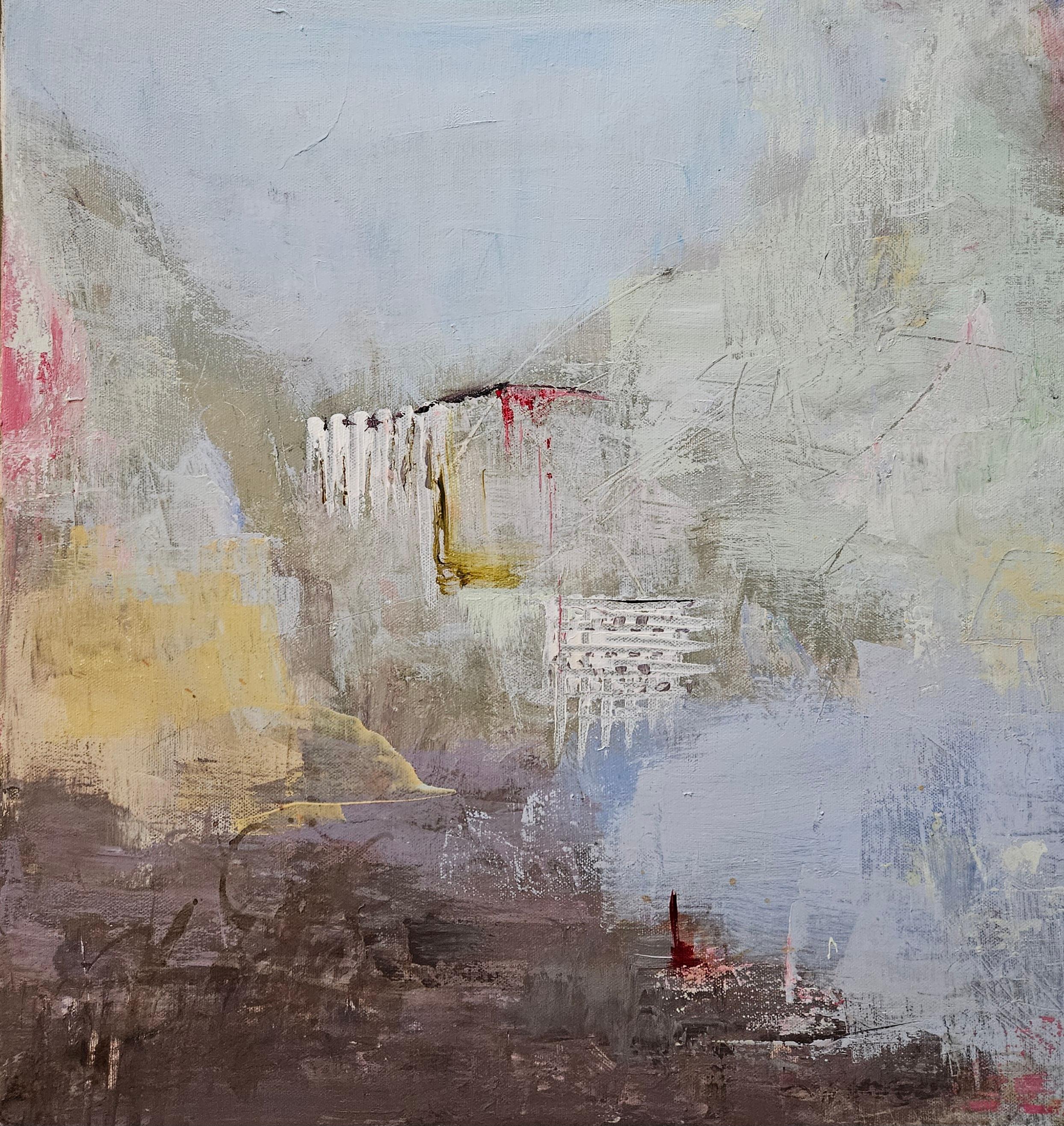 On the Edge of Balance - Painting by Tatiana Hellum