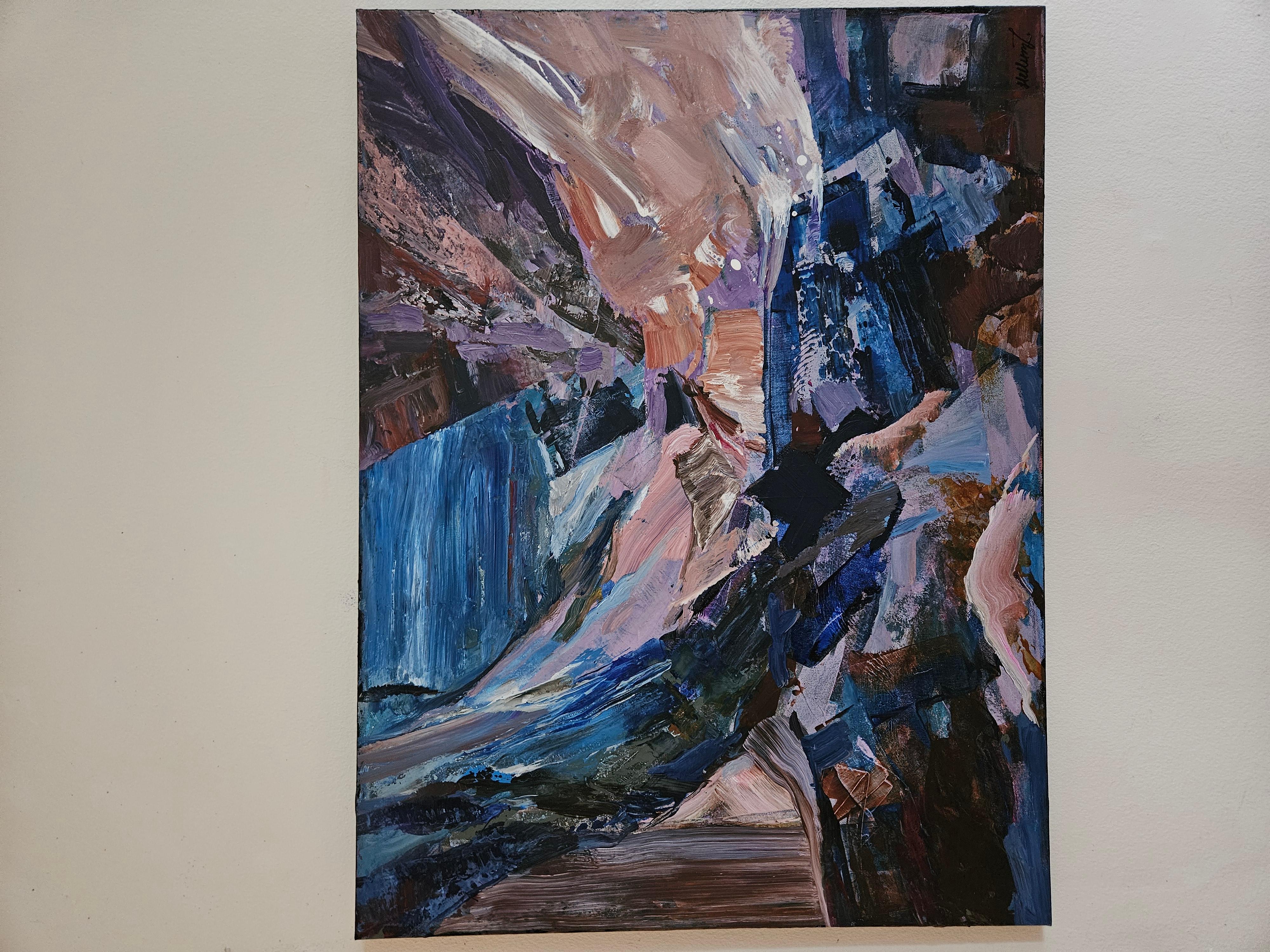 El paso precede al camino - Painting de Tatiana Hellum