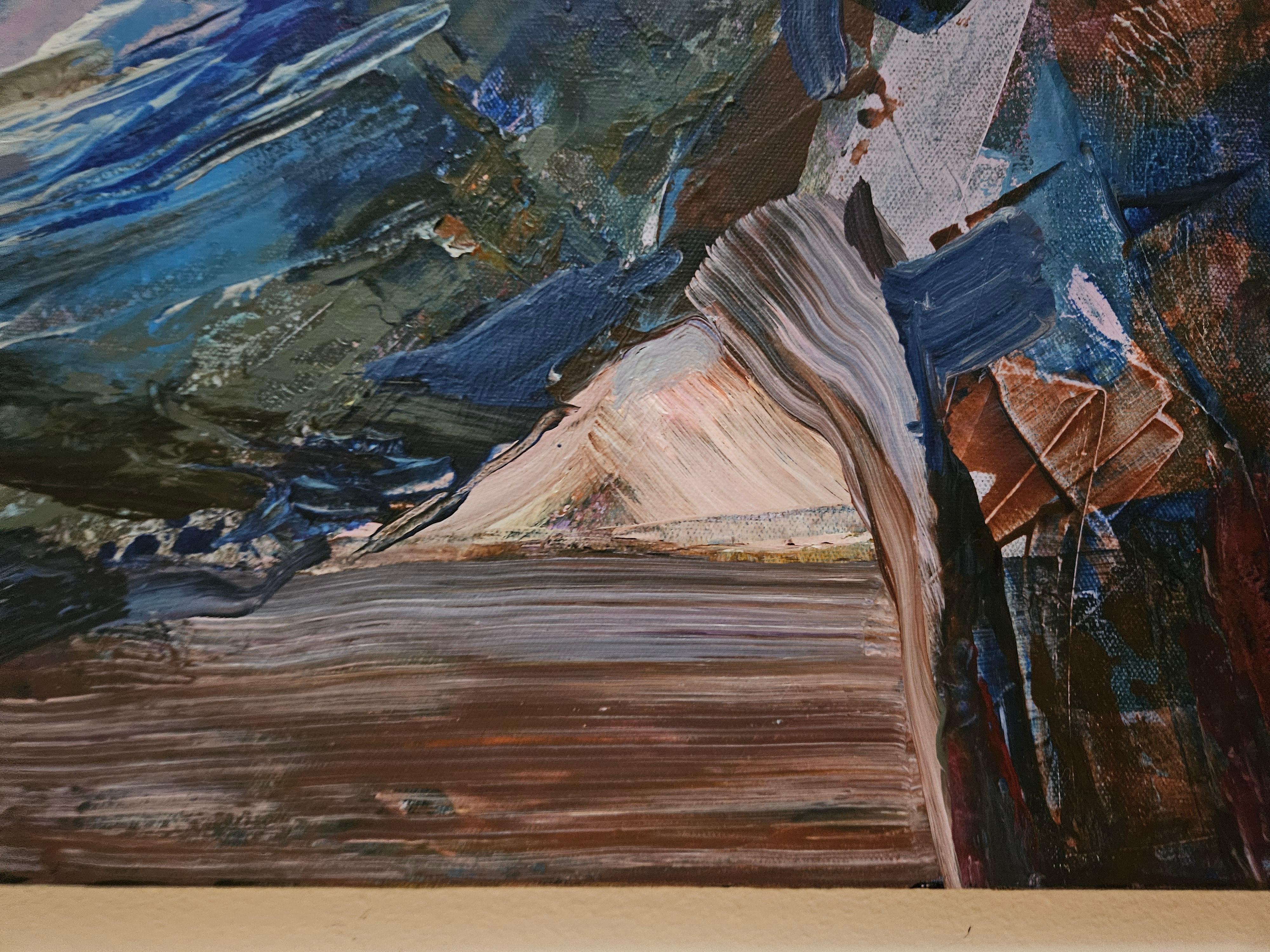 El paso precede al camino - Painting Abstracto de Tatiana Hellum