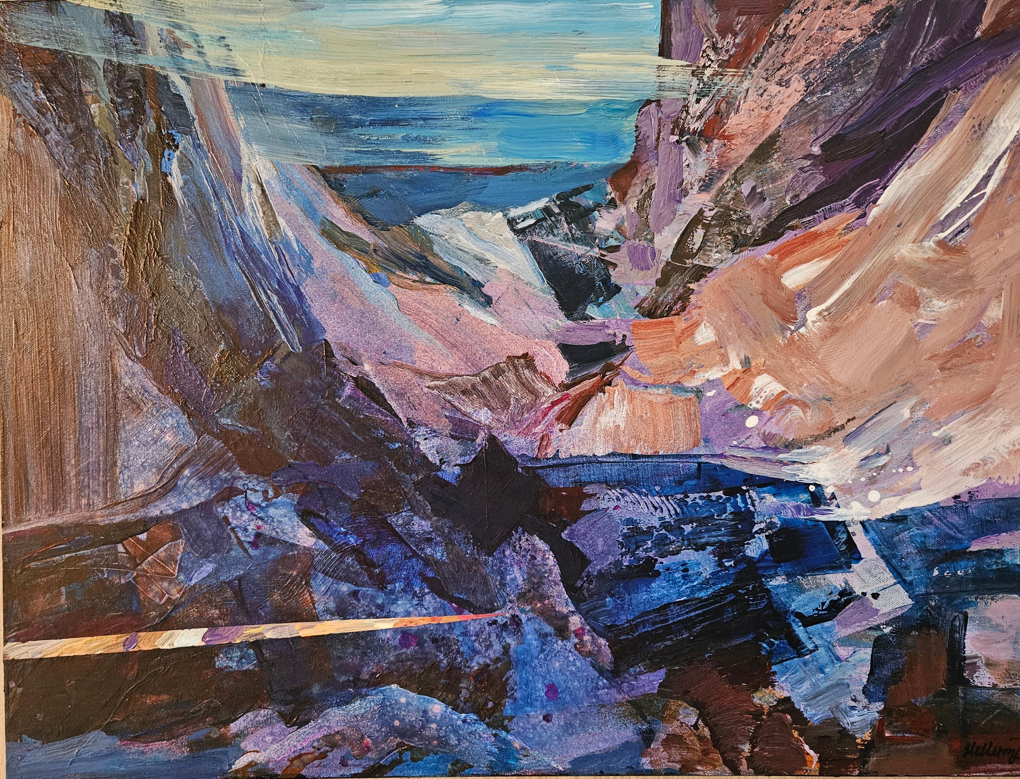 Abstract Painting de Tatiana Hellum - El paso precede al camino